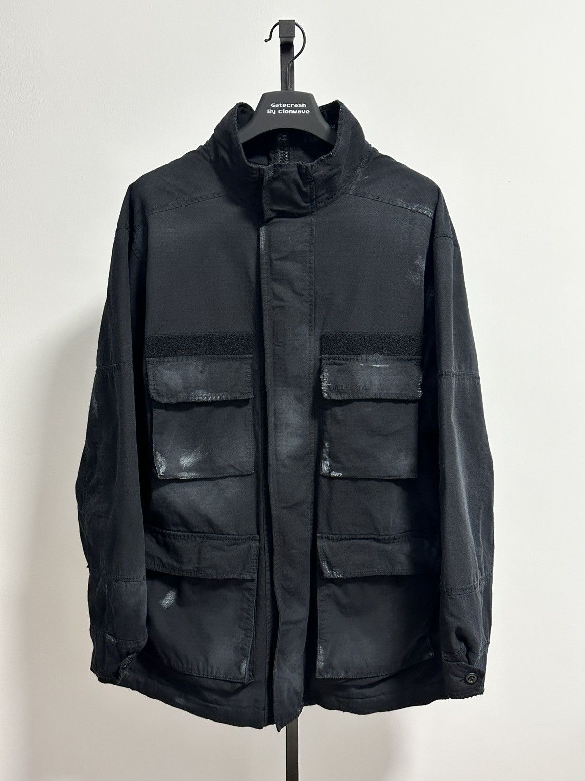 Balenciaga Fall23 4-Pocket Parka Jacket