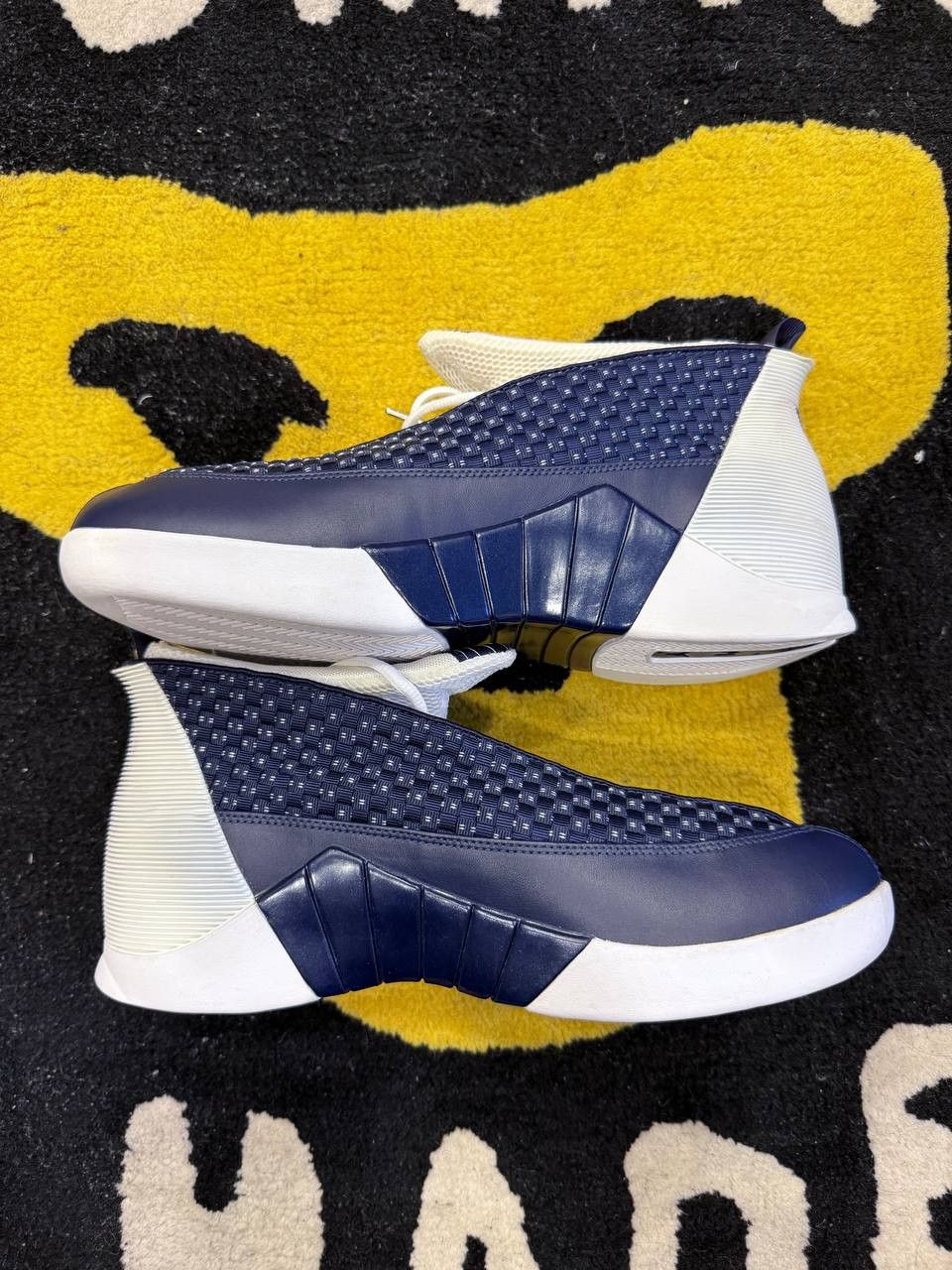 Nike Jordan 15 Retro Obsidian (2017) 881429-400 Size US 12 / EU 45 - 3 Thumbnail
