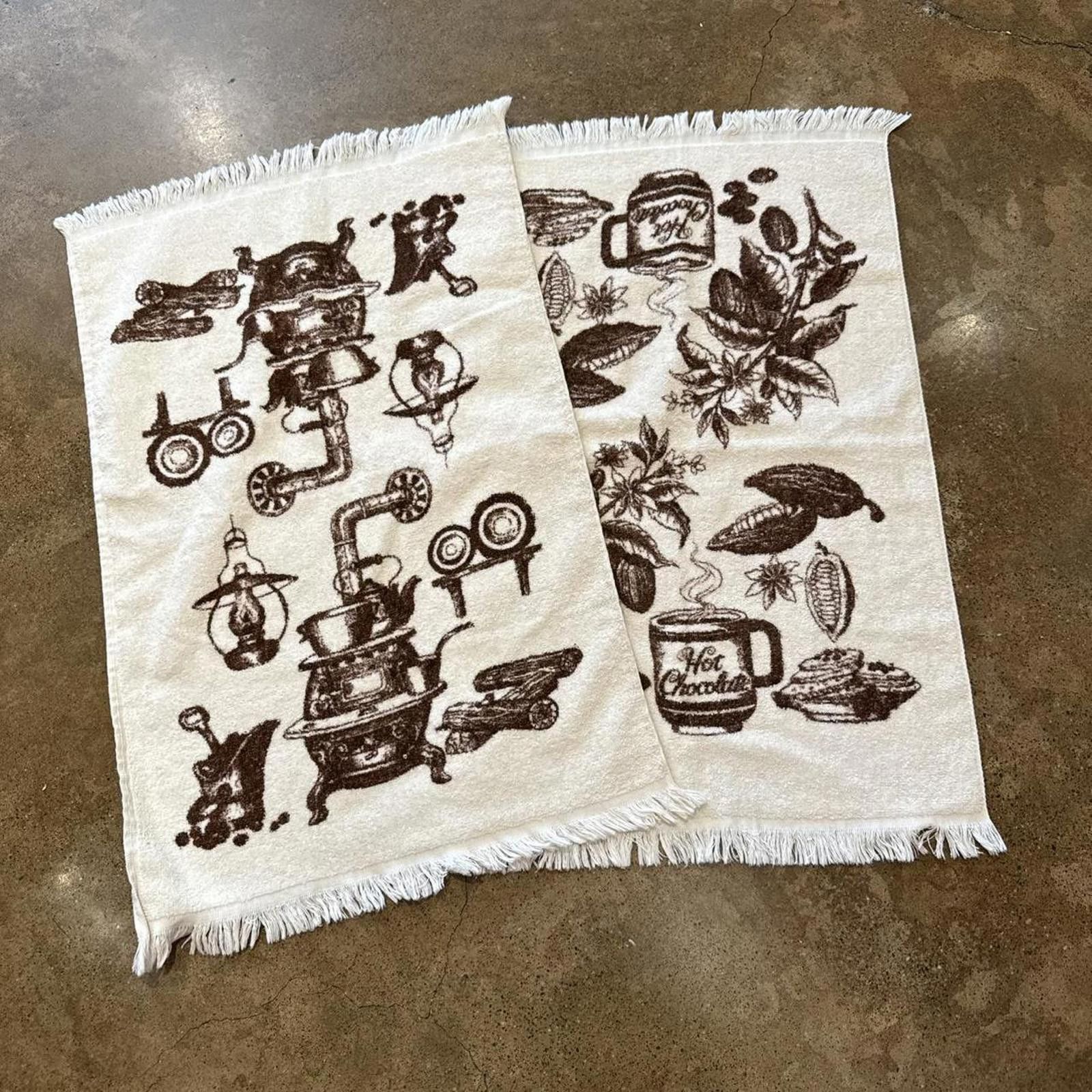 Other Vintage 70s Hot Chocolate and Coffee Towel Set Size ONE SIZE - 2 Thumbnail