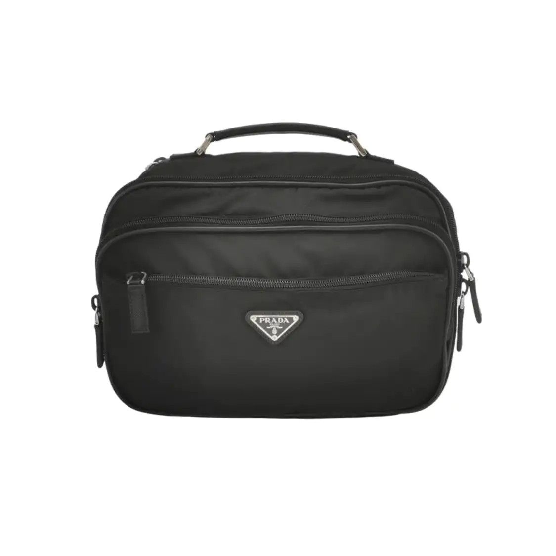 Prada PRADA camera bag Large black nylon handbag Size ONE SIZE - 1 Thumbnail