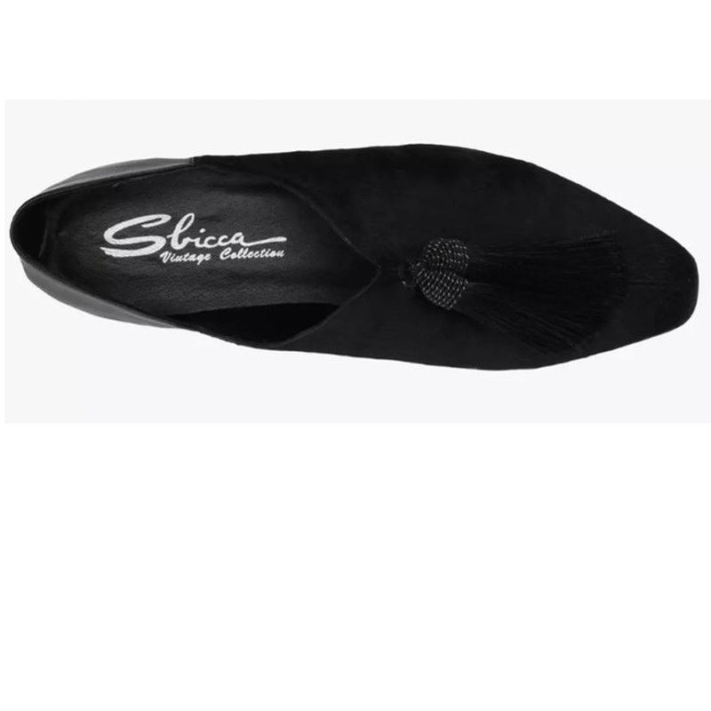 Other SBICCA Womans Leather Calf Hair Black Flats Loafers / Size 7 Size US 7 / IT 37 - 6 Thumbnail