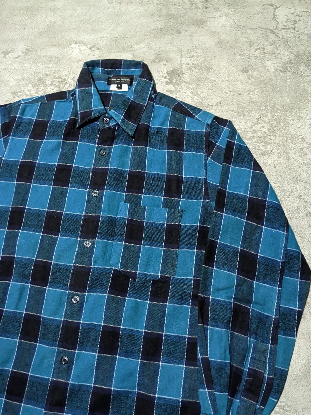 Comme des Garcons Homme Plus 2005 Comme Des Garcons Homme Plus Plaid Shirt Size US M / EU 48-50 / 2 - 3 Thumbnail