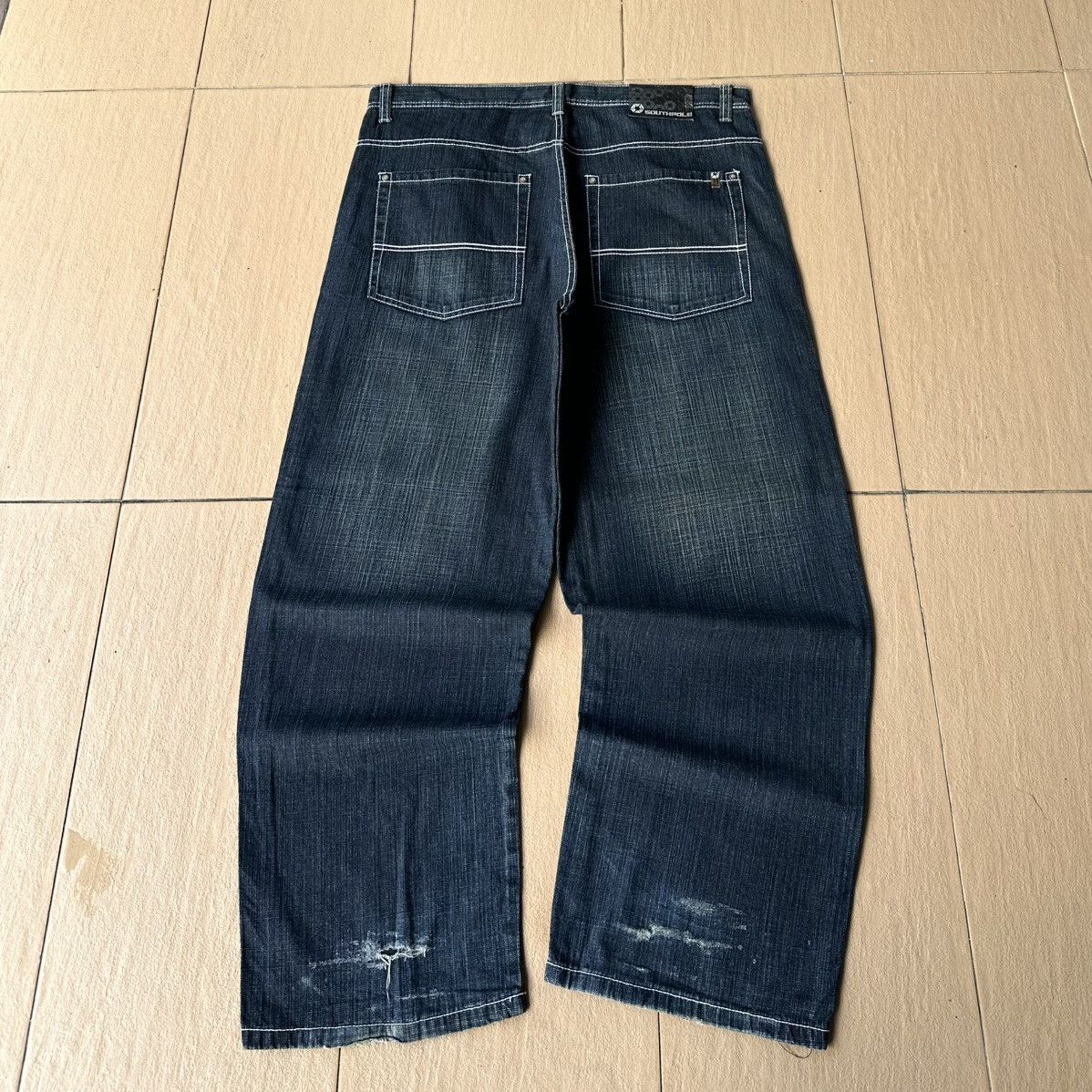 Southpole Rare Southpole Brown Tab Baggy Jeans Y2K Size US 42 / EU 58 - 2 Thumbnail