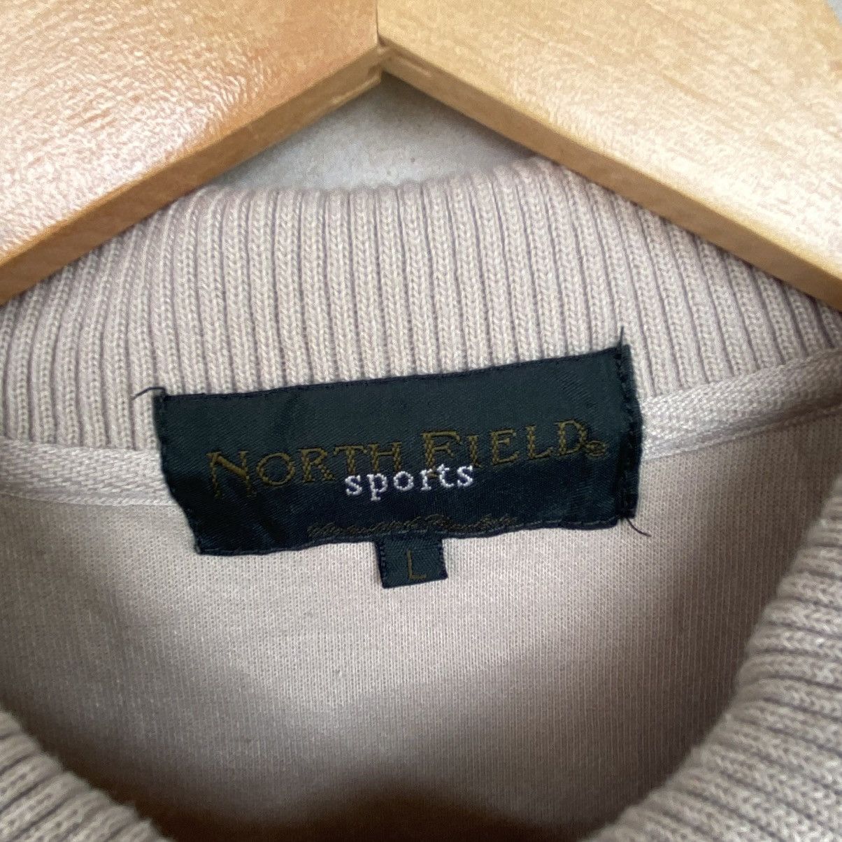 Other Vintage North Field Half Button Embroidered Brown/Beige Size L / US 10 / IT 46 - 5 Thumbnail