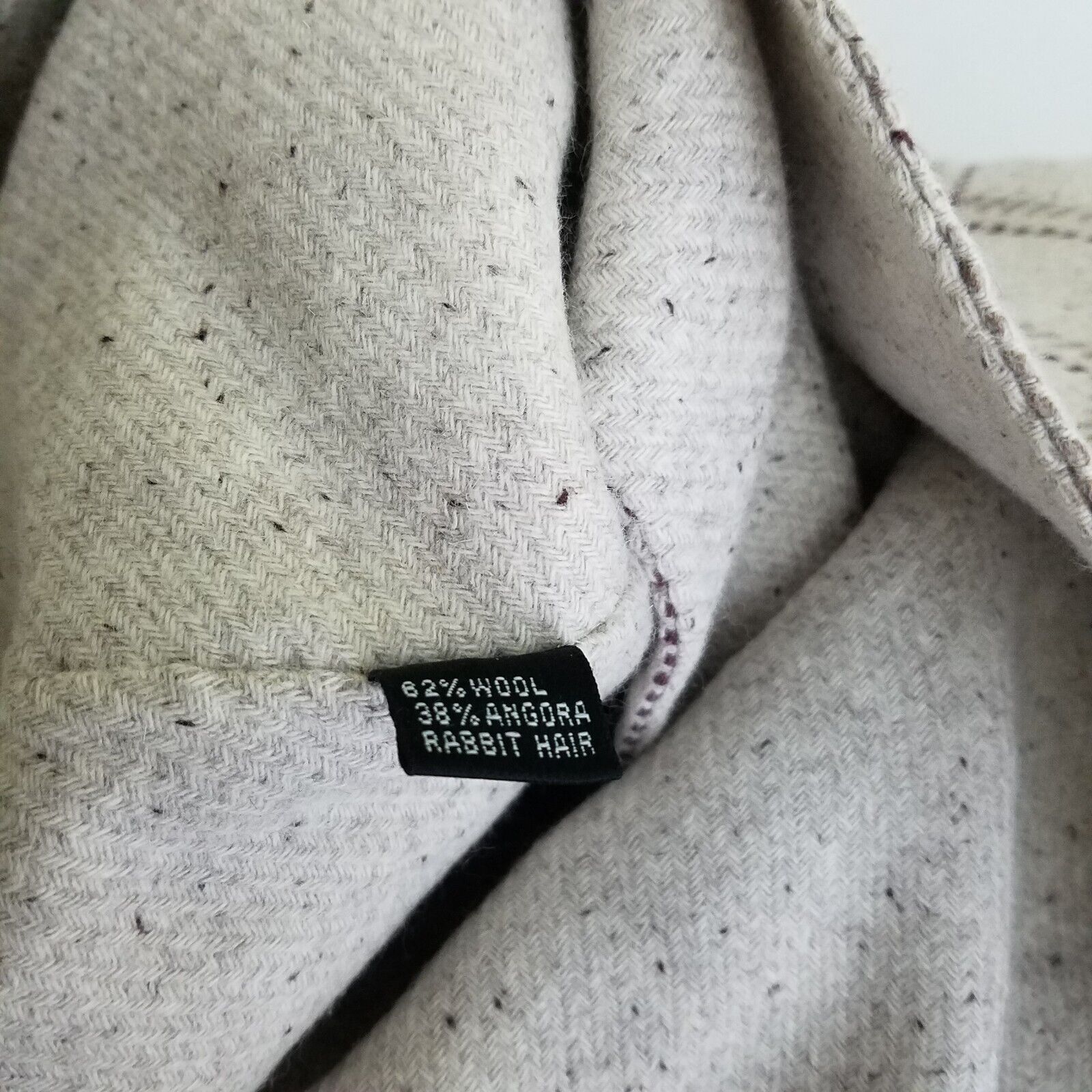 Ellen Tracy Linda Allard Ellen Tracy Plaid Tweed Angora Wool Skirt 10 Size 32" / US 10 / IT 46 - 6 Thumbnail