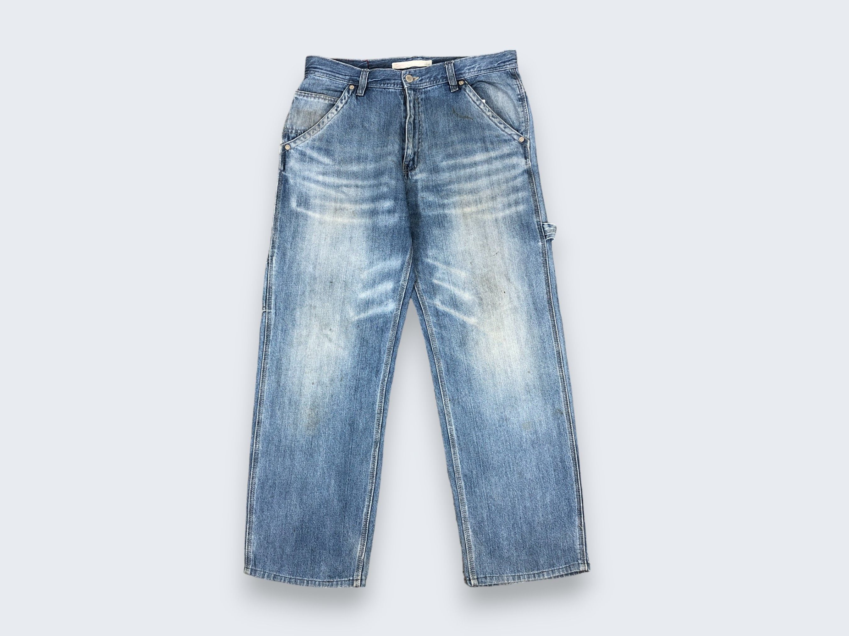 Hanes × Vintage Vintage Hanes Carpenter Jeans 33 x 29.5 L1291 Size US 33 - 1 Thumbnail