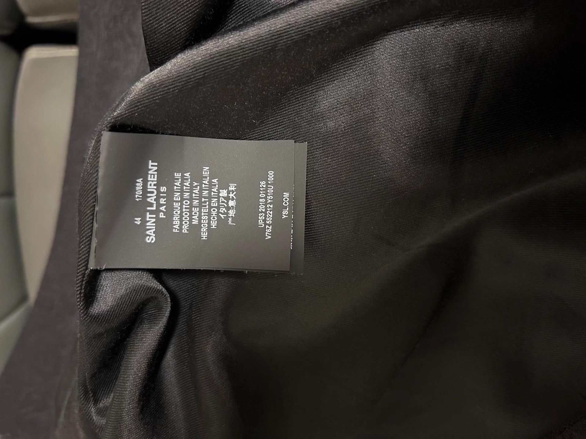 Saint Laurent Paris SLP 2019SS Beaded Tree of Life Wool Jacket 44 Size US S / EU 44-46 / 1 - 7 Thumbnail