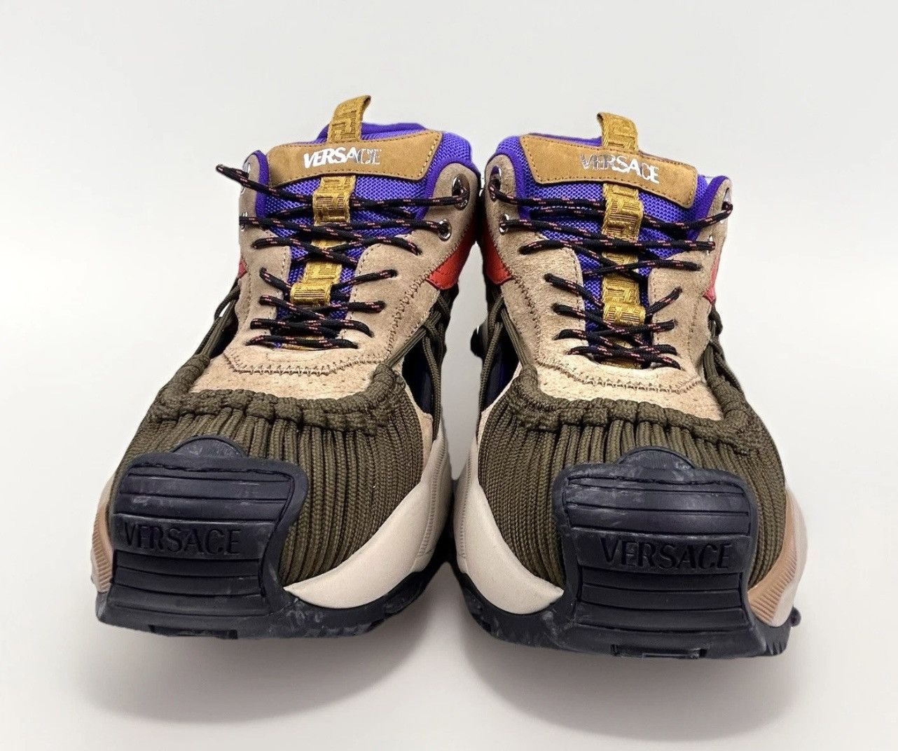 Versace Versace Mercury MVS01 Sneaker EU44/US11 Tan Multicolor Italy Size US 11 / EU 44 - 3 Thumbnail