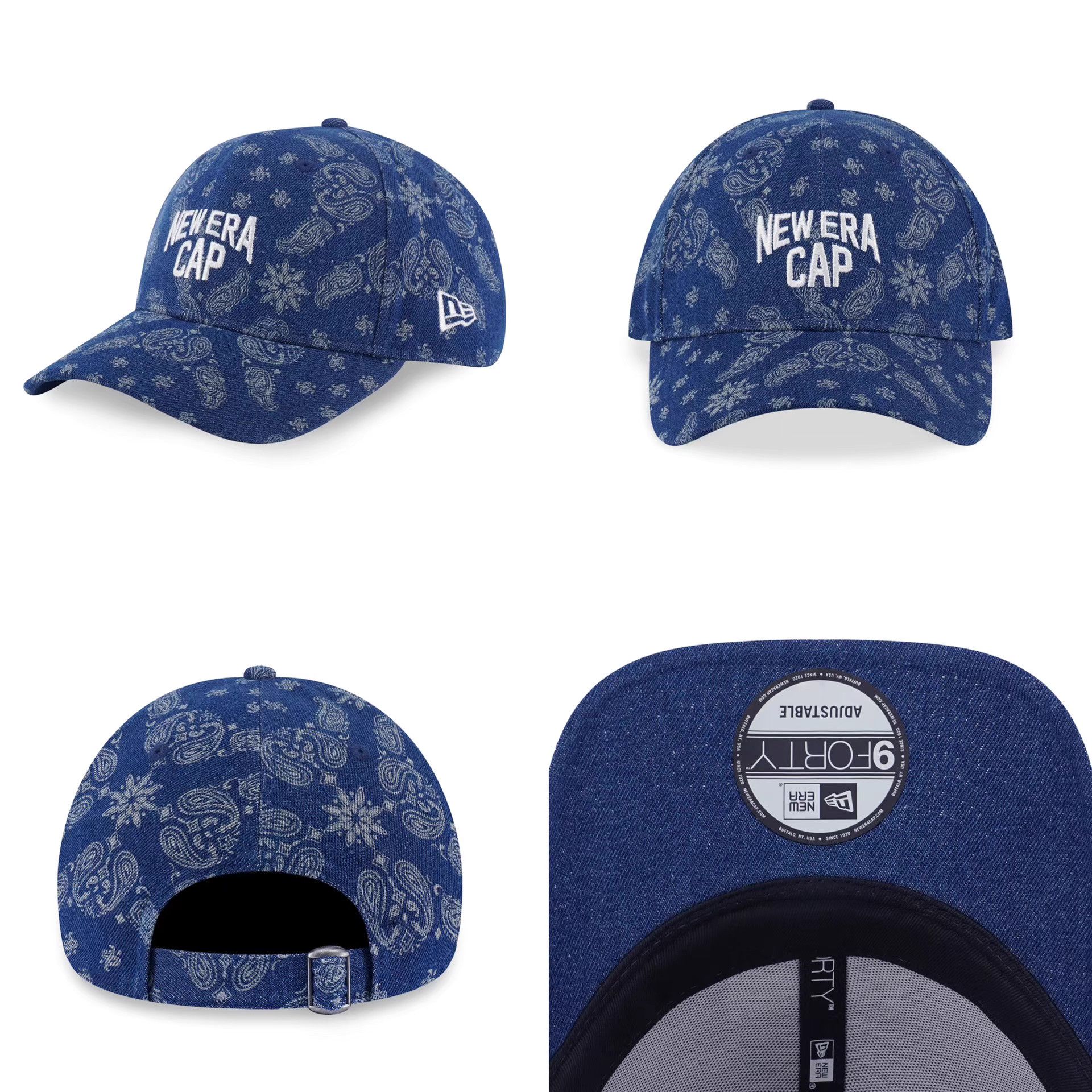 New Era New Era Curved Brim Cap Q5 Size ONE SIZE - 7 Thumbnail
