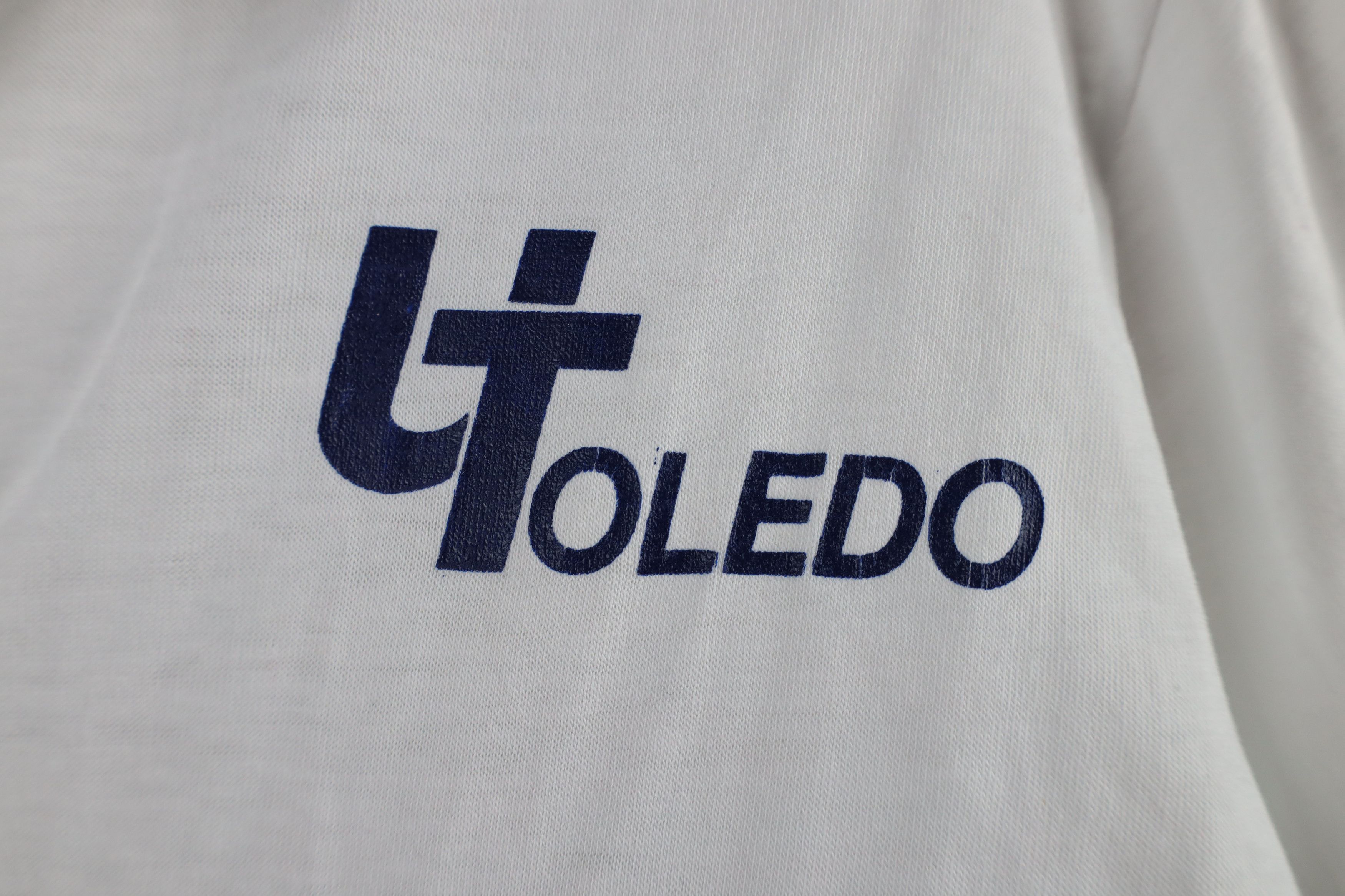 Vintage Vintage 70s Out Striped University of Toledo Polo Shirt USA Size US M / EU 48-50 / 2 - 4 Thumbnail