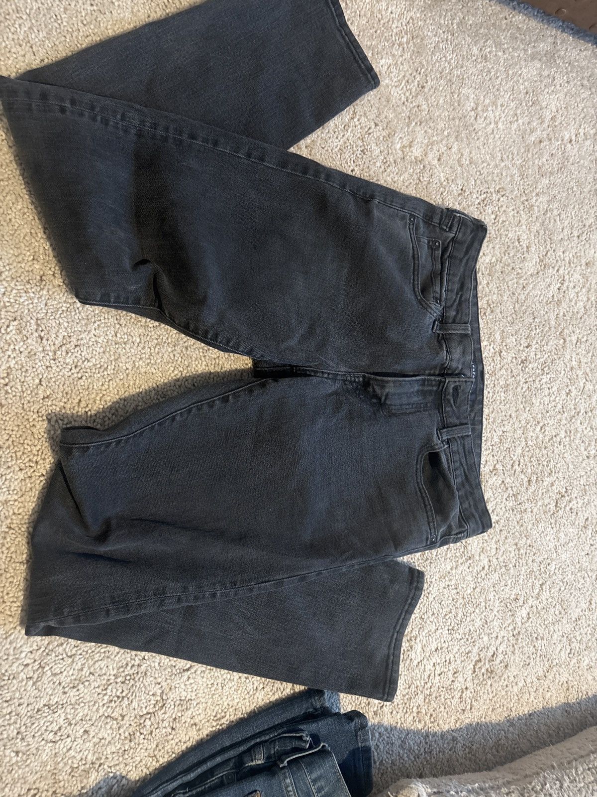 Aeropostale Black/Gray Skinny Jeans Size US 32 / EU 48 - 1 Thumbnail