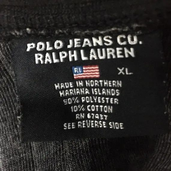 Polo Ralph Lauren Vtg 90' POLO JEANS Ralph Lauren Quarter Zip Jacket Sweater Size US XL / EU 56 / 4 - 7 Thumbnail