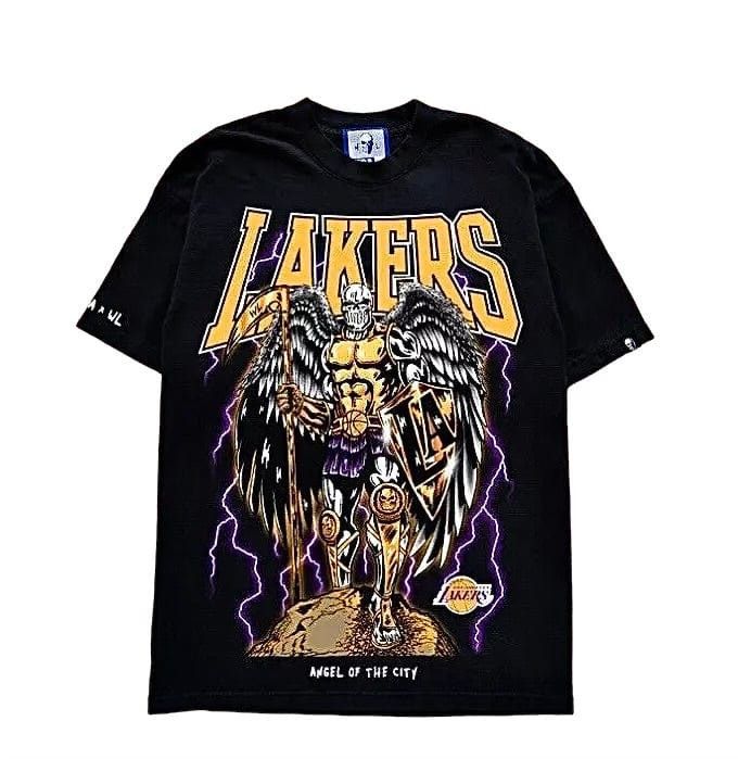 Warren Lotas Angel of The City Lakers Short Sleeve Tee Shirt Black Size US S / EU 44-46 / 1 - 1 Preview