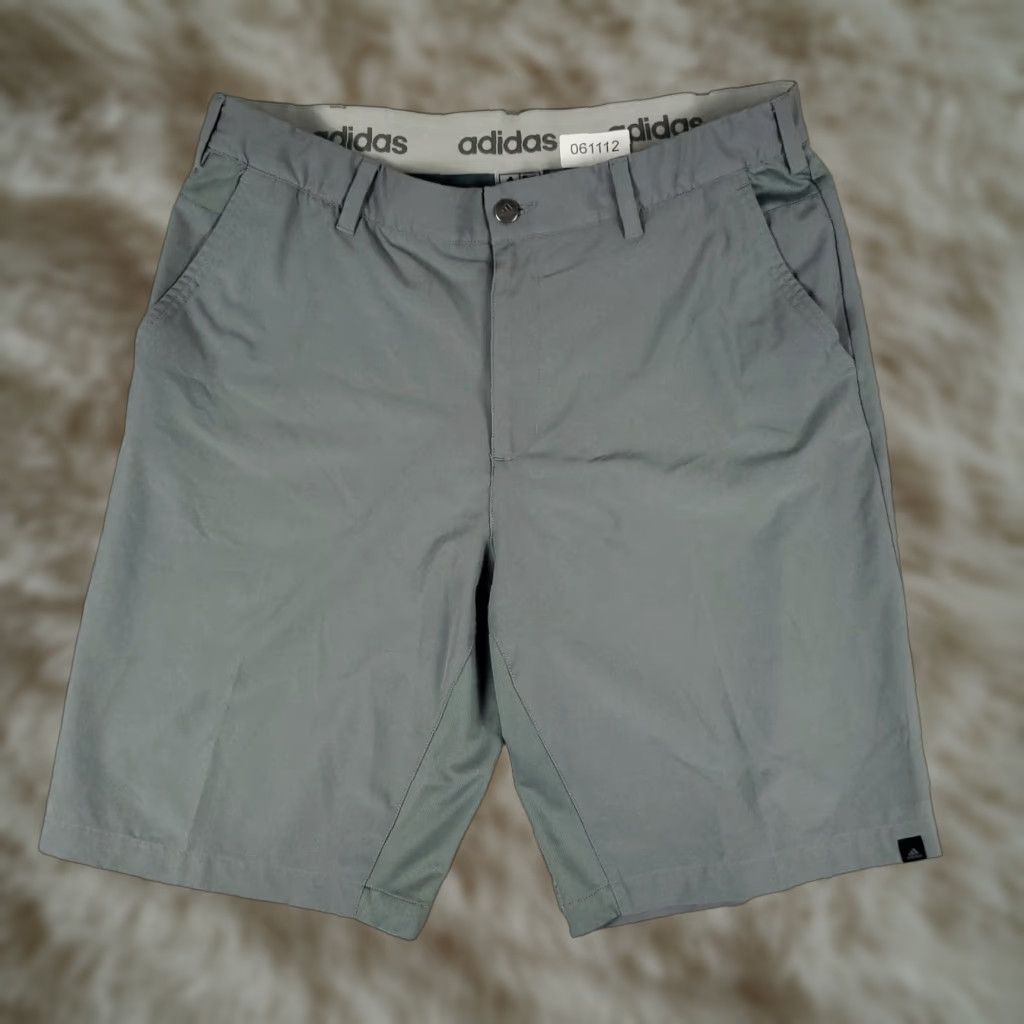Adidas VINTAGE Adidas Chino Shorts Mens Size 36 Gray Casual Flat Front Microfiber Summer Men's Size US 36 / EU 52 - 1 Thumbnail