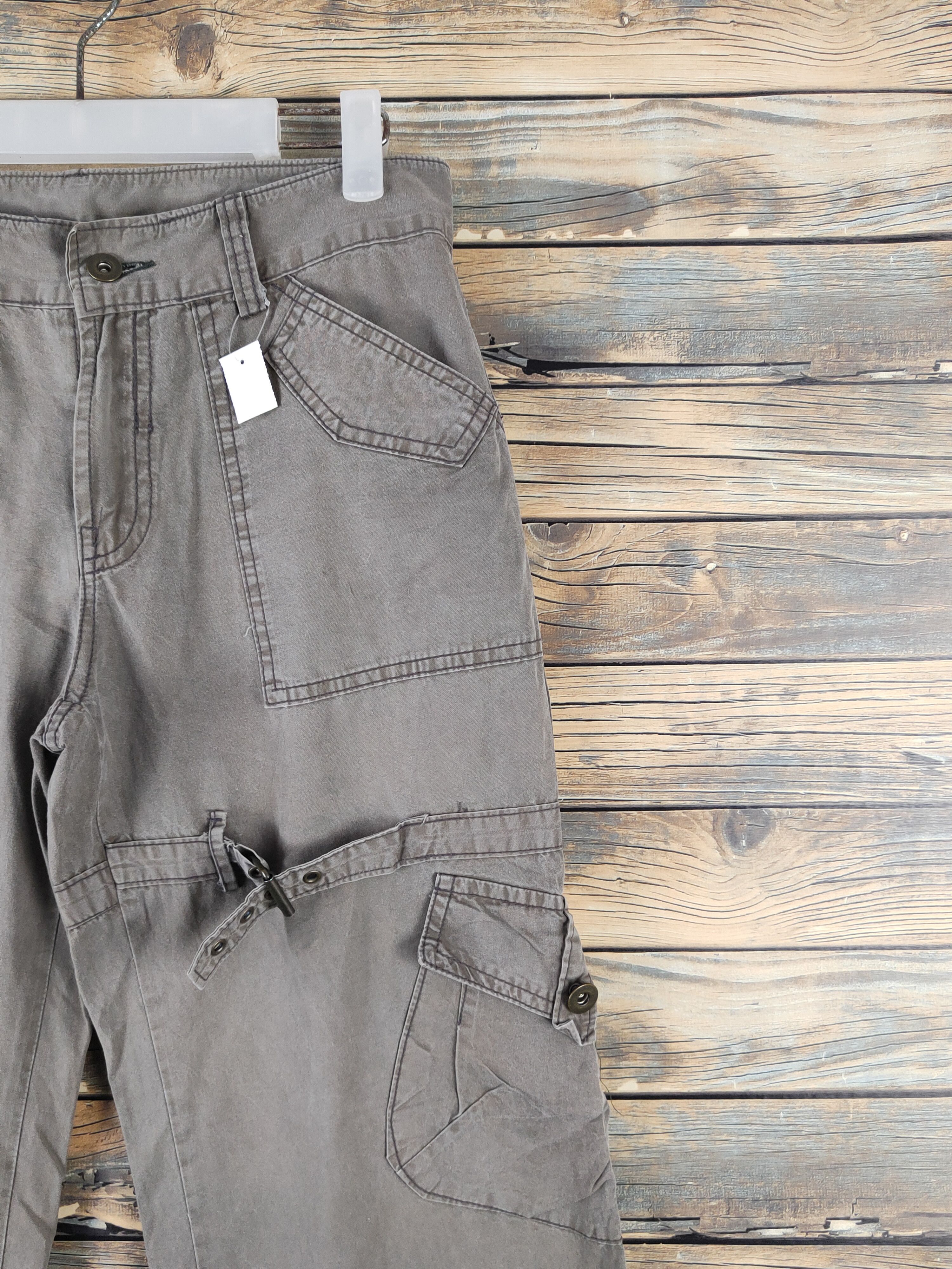 Japanese Brand DL Valley Olive Multipocket Tactical Cargo Pants #1345 Size US 29 - 5 Thumbnail