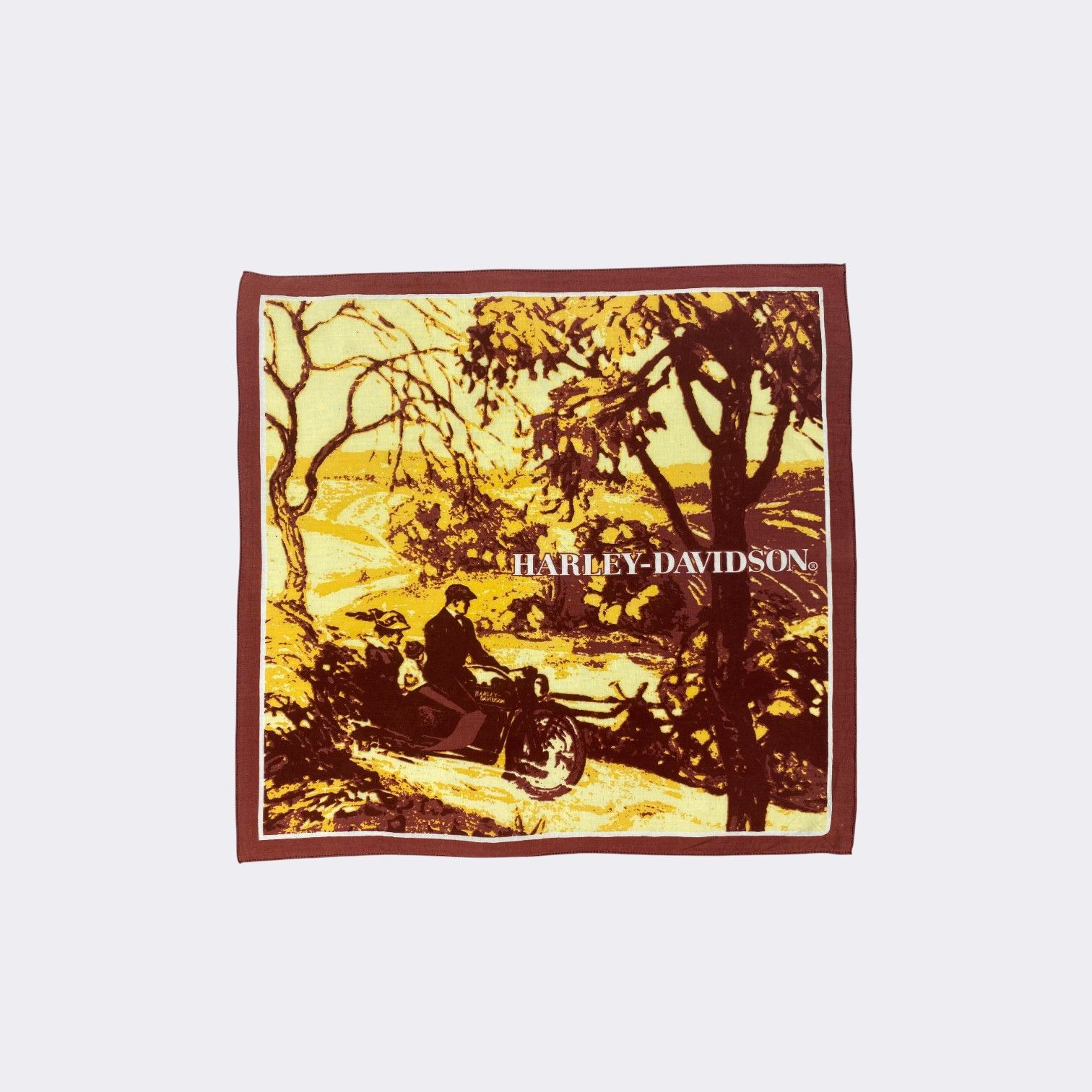 Harley Davidson × Vintage Vintage Harley Davidson Handkerchief Neckerchief H168P Size ONE SIZE - 2 Thumbnail