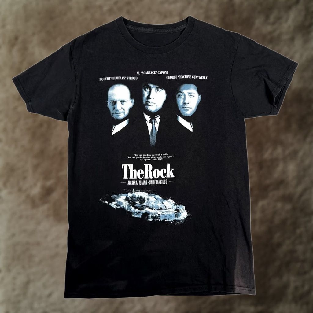 Vintage VINTAGE The Rock Alcatraz Island Al Capone T-Shirt Mens Small Black Gangster Size US S / EU 44-46 / 1 - 1 Thumbnail