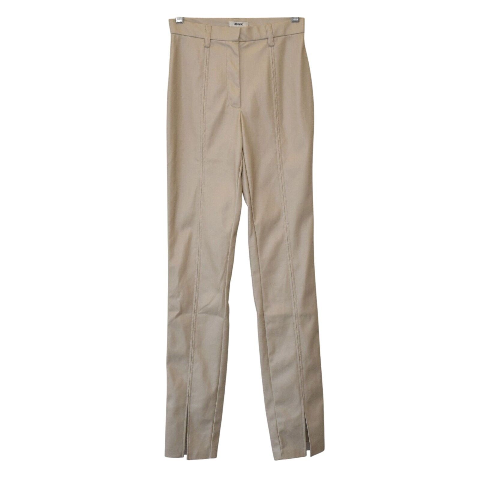 Jason Wu NWT JASON WU Vegan Leather Skinny Leg Trousers Pants XS $168 Size 24" / US 00 / IT 34 - 1 Thumbnail