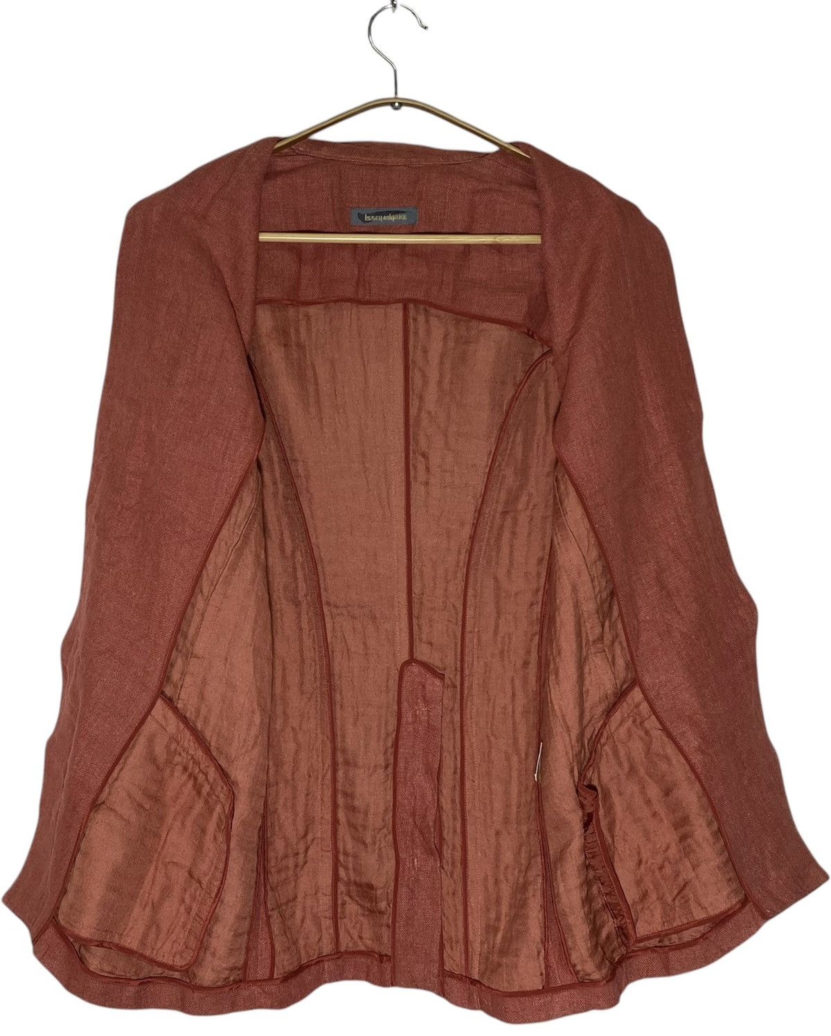 Issey Miyake Vintage 80's ISSEY MIYAKE Cheongsam Jacket Design Japanese Size L / US 10 / IT 46 - 11 Thumbnail