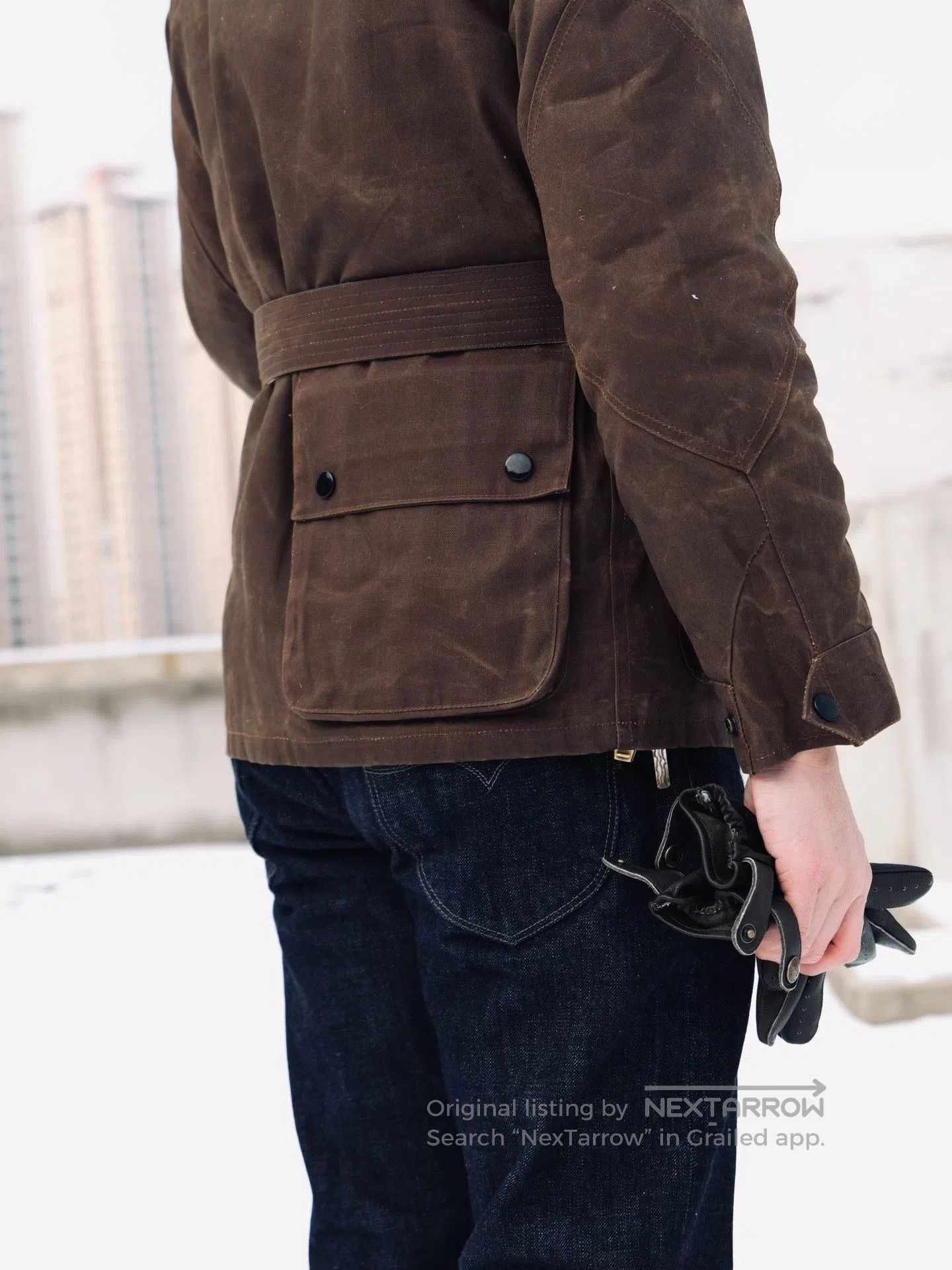 Other ITOHOUSE 25OZ Heavy Waxed Moto Jacket. Size US M / EU 48-50 / 2 - 5 Thumbnail