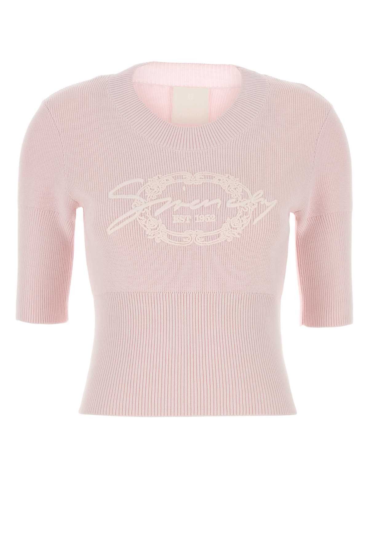 Givenchy Pastel Pink Cotton Blend Sweater Size S / US 4 / IT 40 - 1 Thumbnail