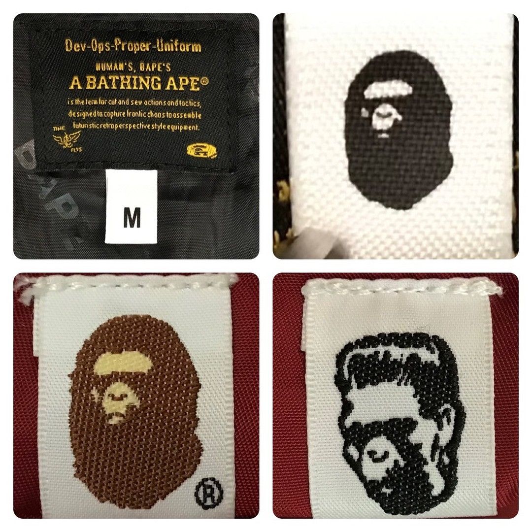 Bape BAPE SHARK MA-1 Bomber Jacket a bathing ape Dark Red Size US M / EU 48-50 / 2 - 8 Thumbnail