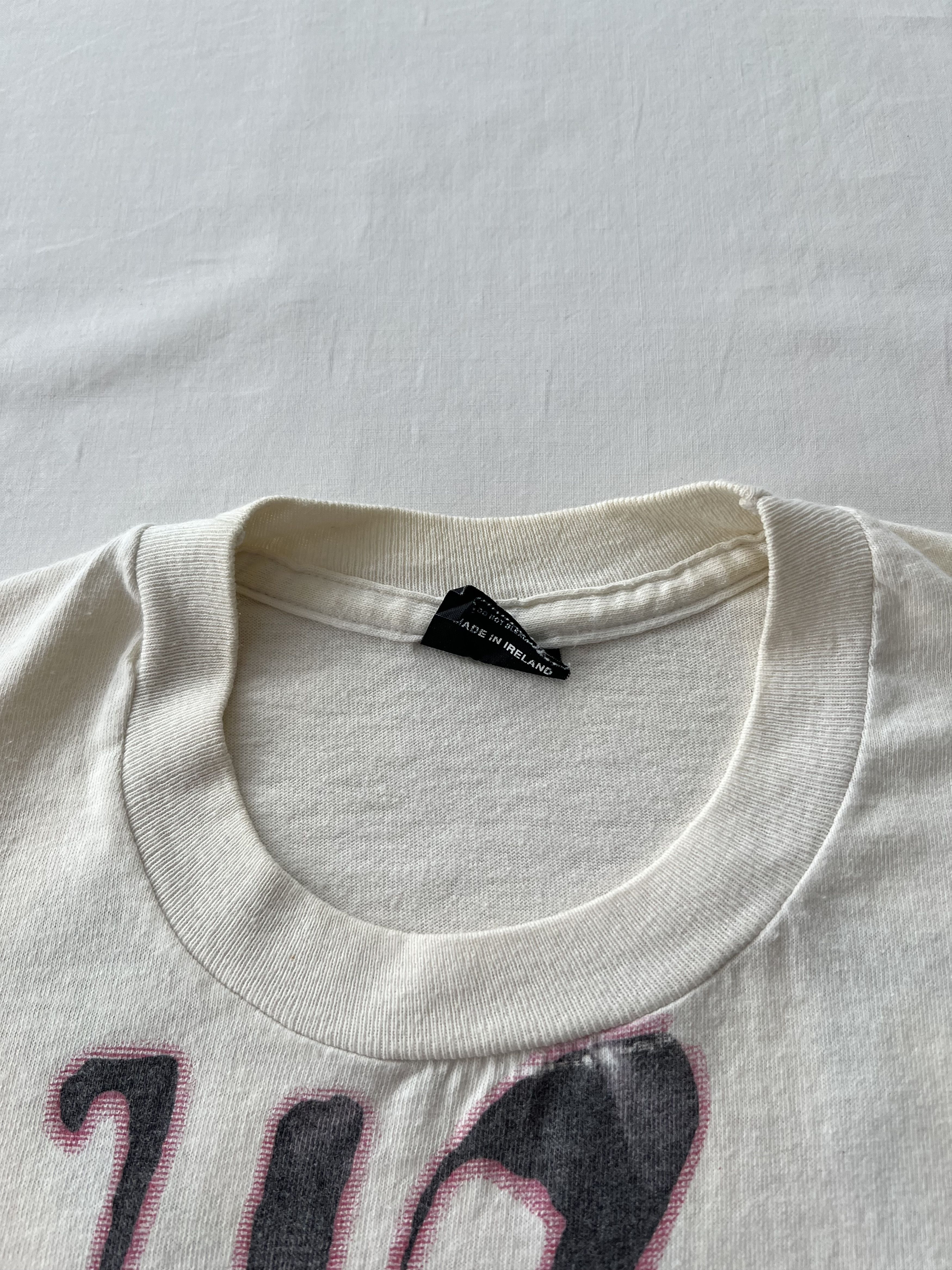 Band Tees Vintage 1992 U2 Zoo Tour White T-shirt Size US L / EU 52-54 / 3 - 17 Thumbnail