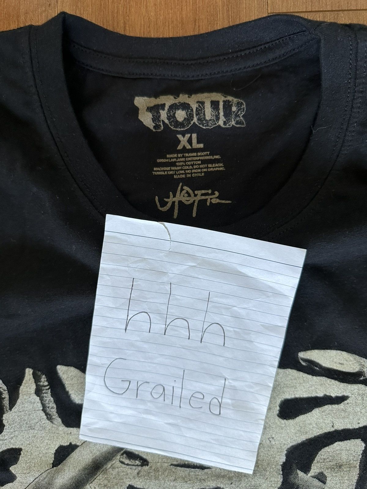 Travis Scott SOUTH AMERICA EXCLUSIVE UTOPIA TOUR TEE TRAVIS SCOTT Size US XL / EU 56 / 4 - 3 Thumbnail