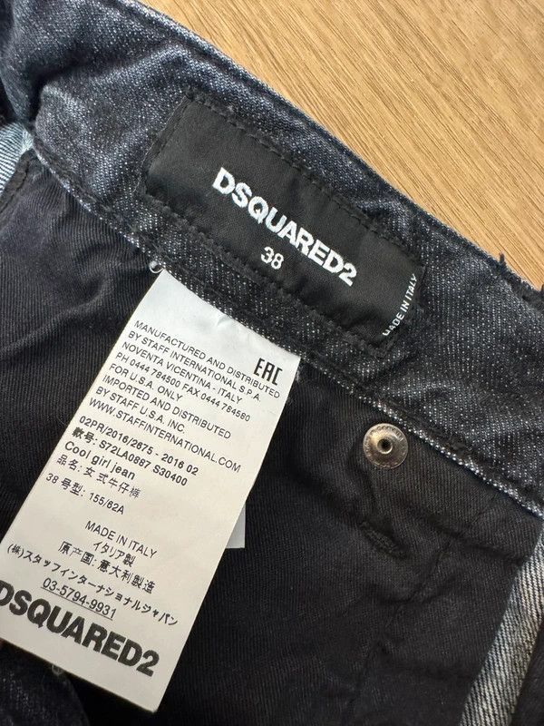 Dsquared2 Dsquared2 Cool Girl Jeans Black size 38 Italy New Size 27" / US 4 / IT 40 - 12 Thumbnail