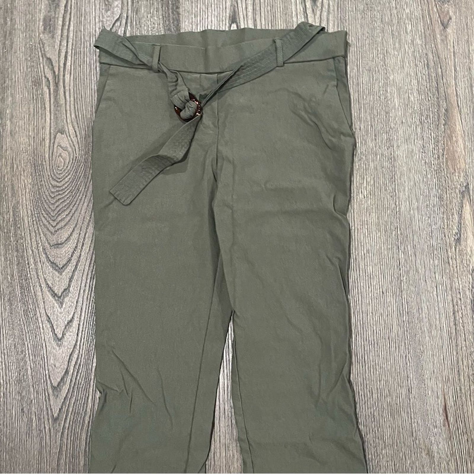 Vintage JL Jules & Leopold Paperbag Pants Tied Waist Straight Leg M Size 29" - 4 Thumbnail