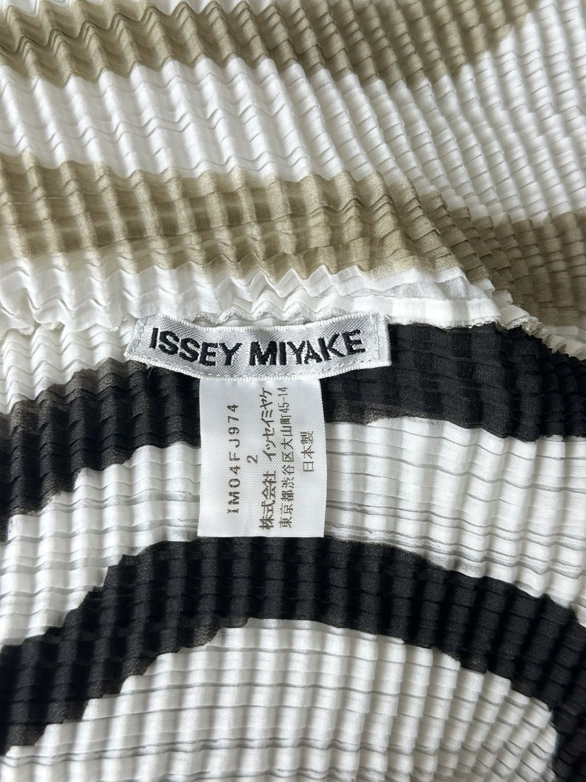 Issey Miyake × Vintage Ink-wash circular pleated top Size M / US 6-8 / IT 42-44 - 4 Thumbnail