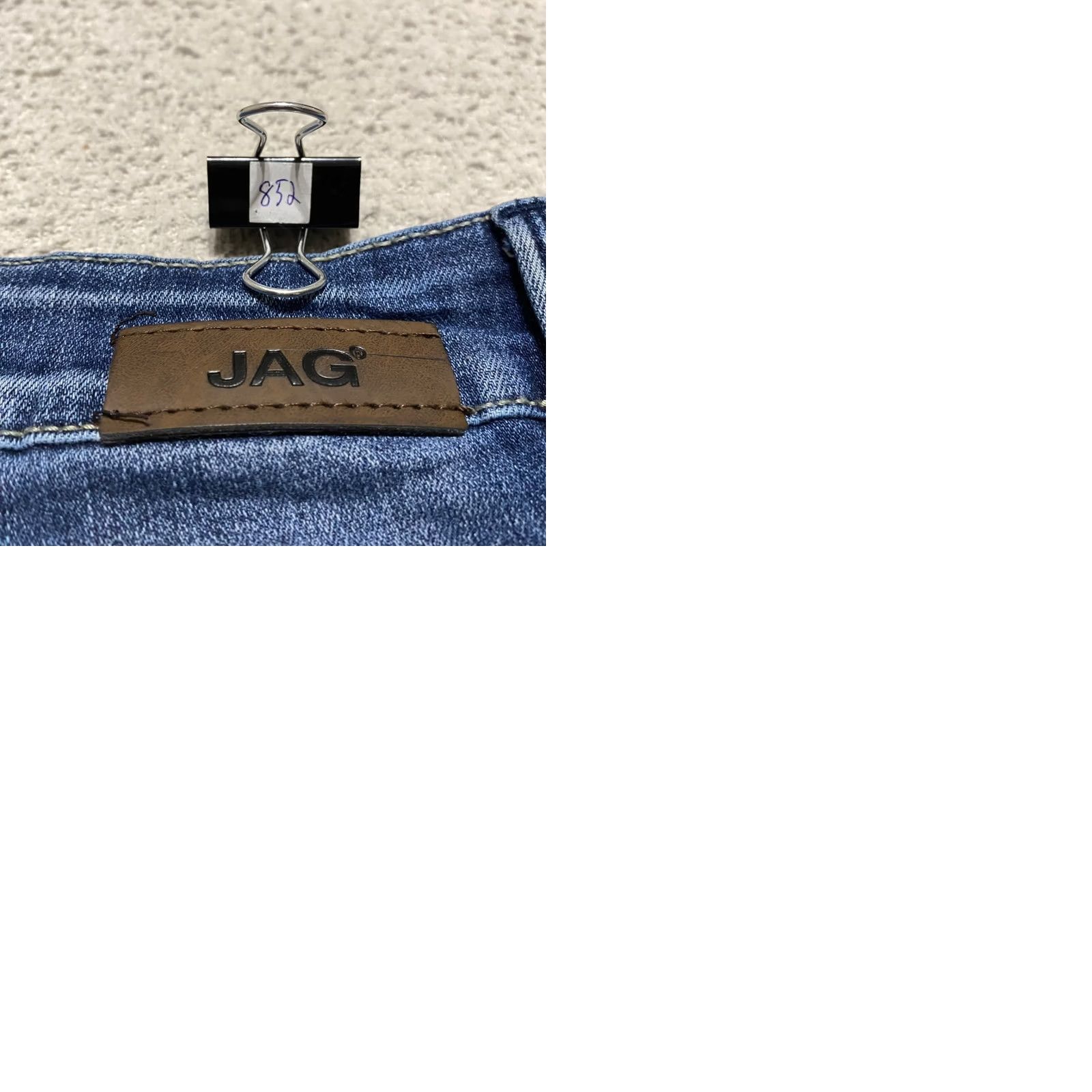 AG Jeans Jag Jeans Womens Jeans Blue Medium Wash Straight Leg 5 Pocket Mid Rise 6 XS? Size 28" / US 6 / IT 42 - 9 Thumbnail