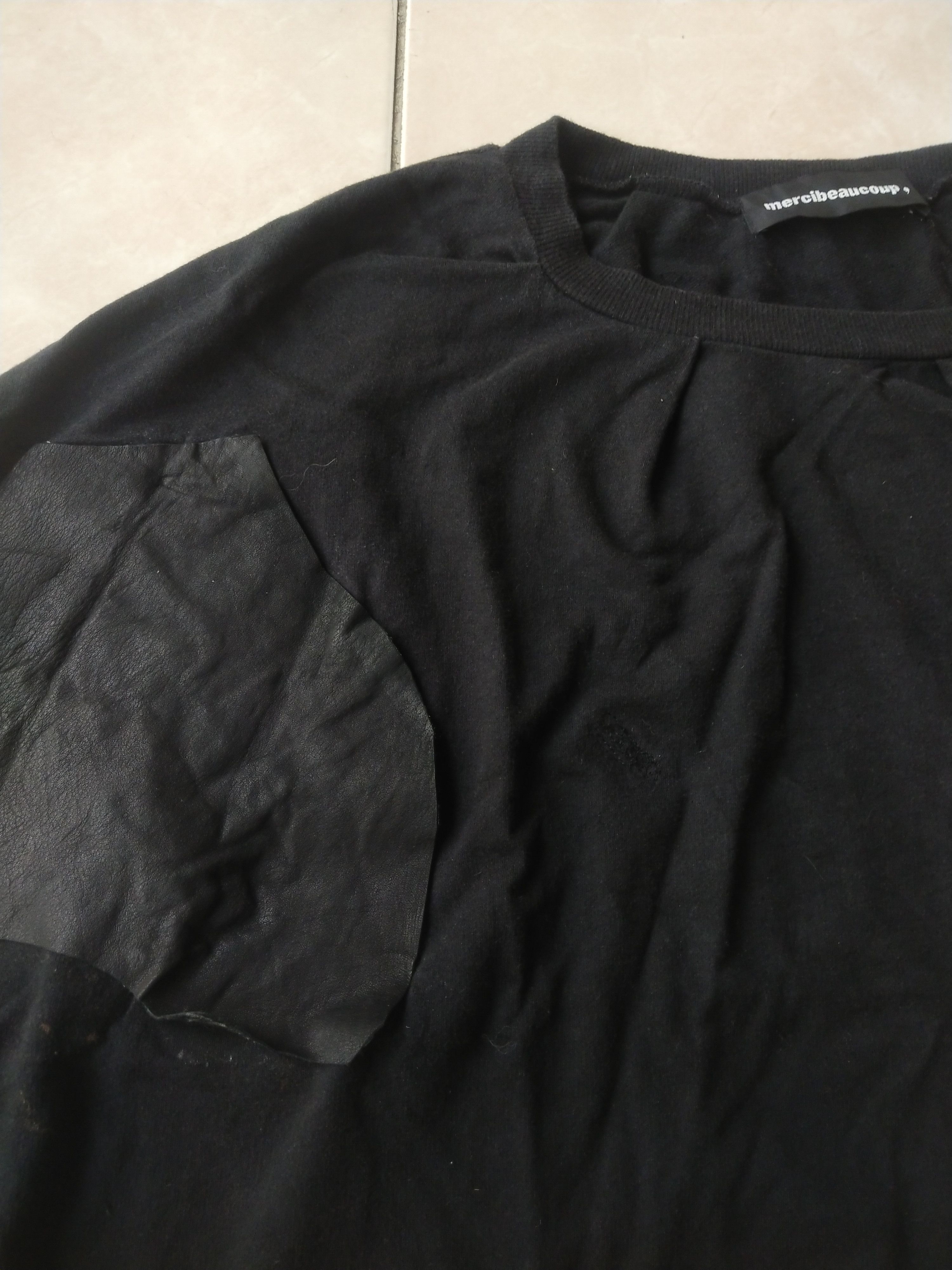 Issey Miyake Mercibeaucoup Oversized Batwing Sweatshirt Black Size M / US 6-8 / IT 42-44 - 3 Thumbnail