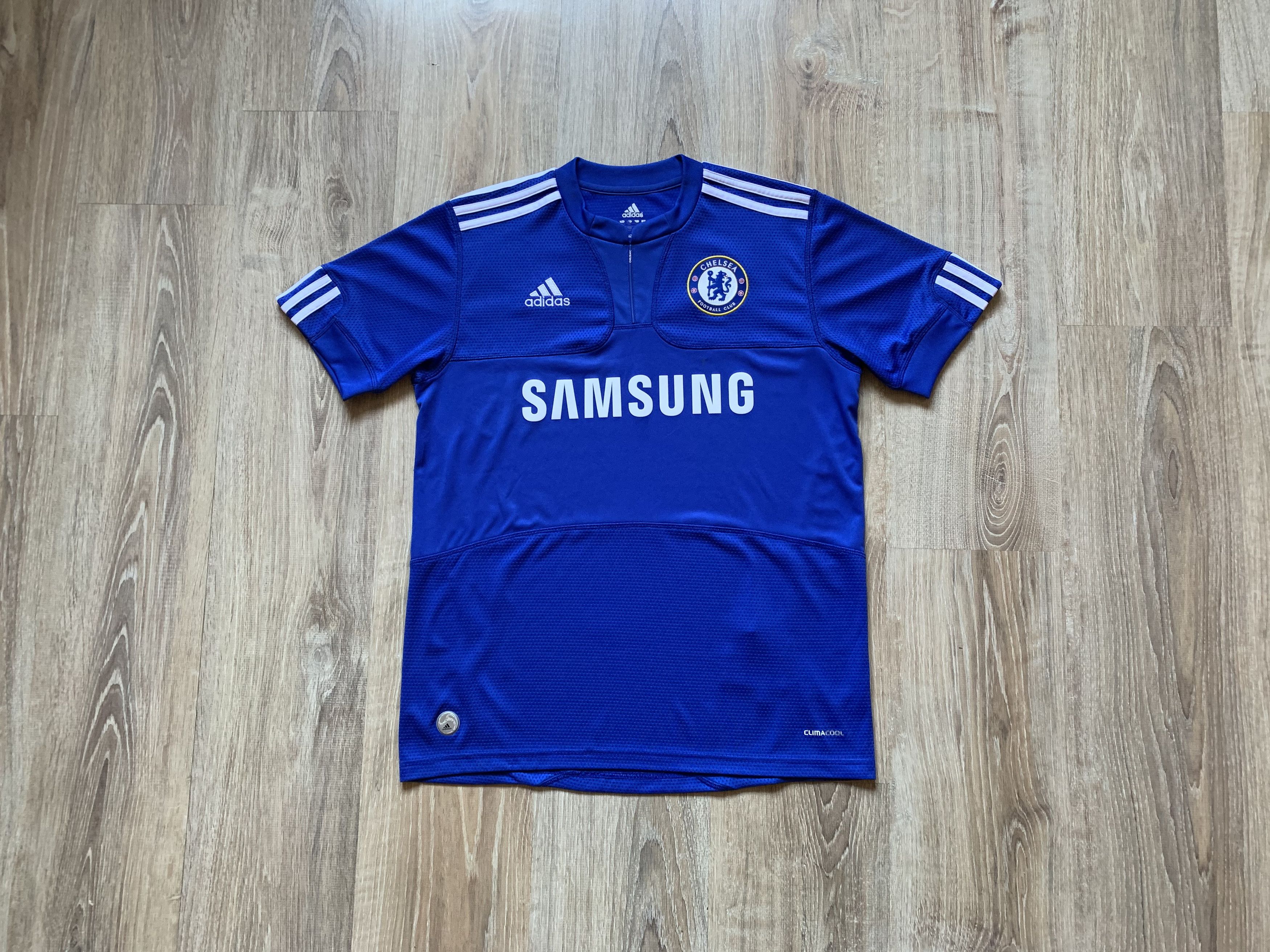 Adidas × Vintage Vintage Adidas Chelsea Home Football Shirt 2009-2010 Size US S / EU 44-46 / 1 - 1 Thumbnail