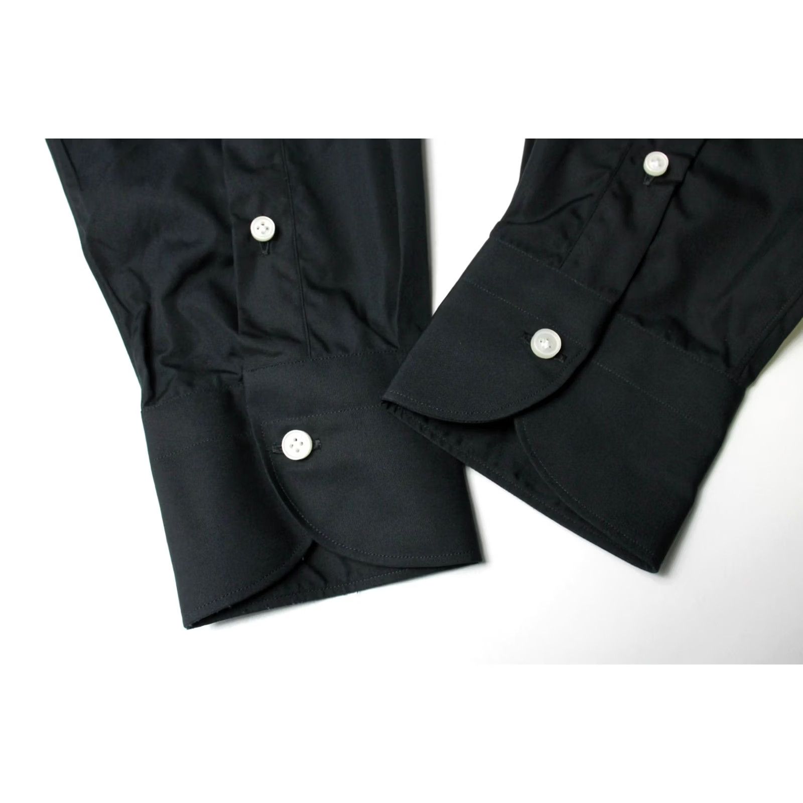 Suitsupply Suitsupply Slim Fit Shirt Men's XL Black Button Up Spread Collar Button Up Size US XL / EU 56 / 4 - 6 Thumbnail