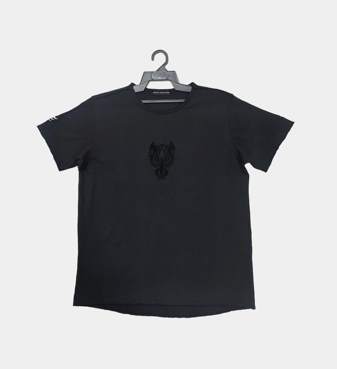 image of Final Fantasy Vii X Advent Children Cloudy Wolf T-Shirt in Black, Men's (Size Large)