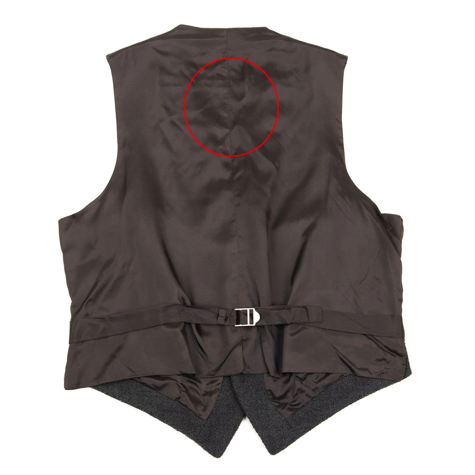 Emporio Armani Wool Blend Pile Gilet in Gray and Dark Brown Size US S / EU 44-46 / 1 - 10 Thumbnail