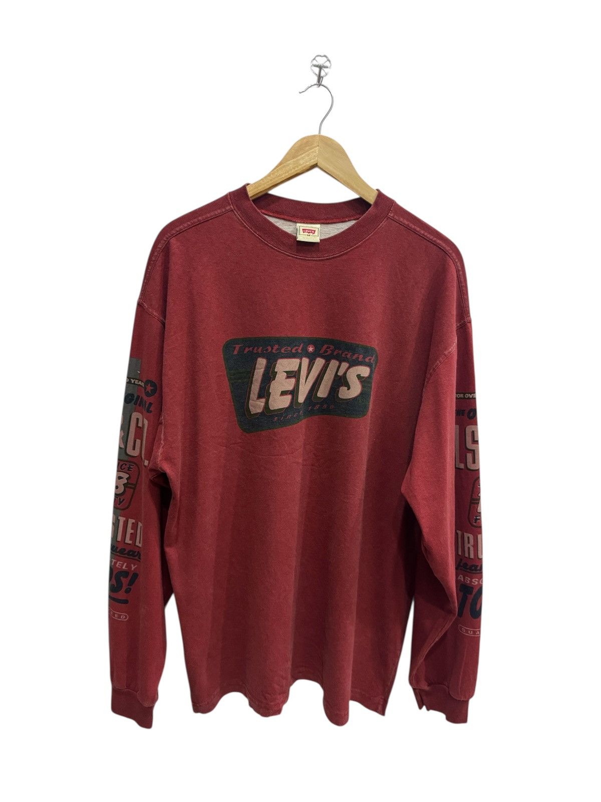 Levi's Vintage 90’s LEVI’S Long Sleeve Tee Size US M / EU 48-50 / 2 - 1 Thumbnail