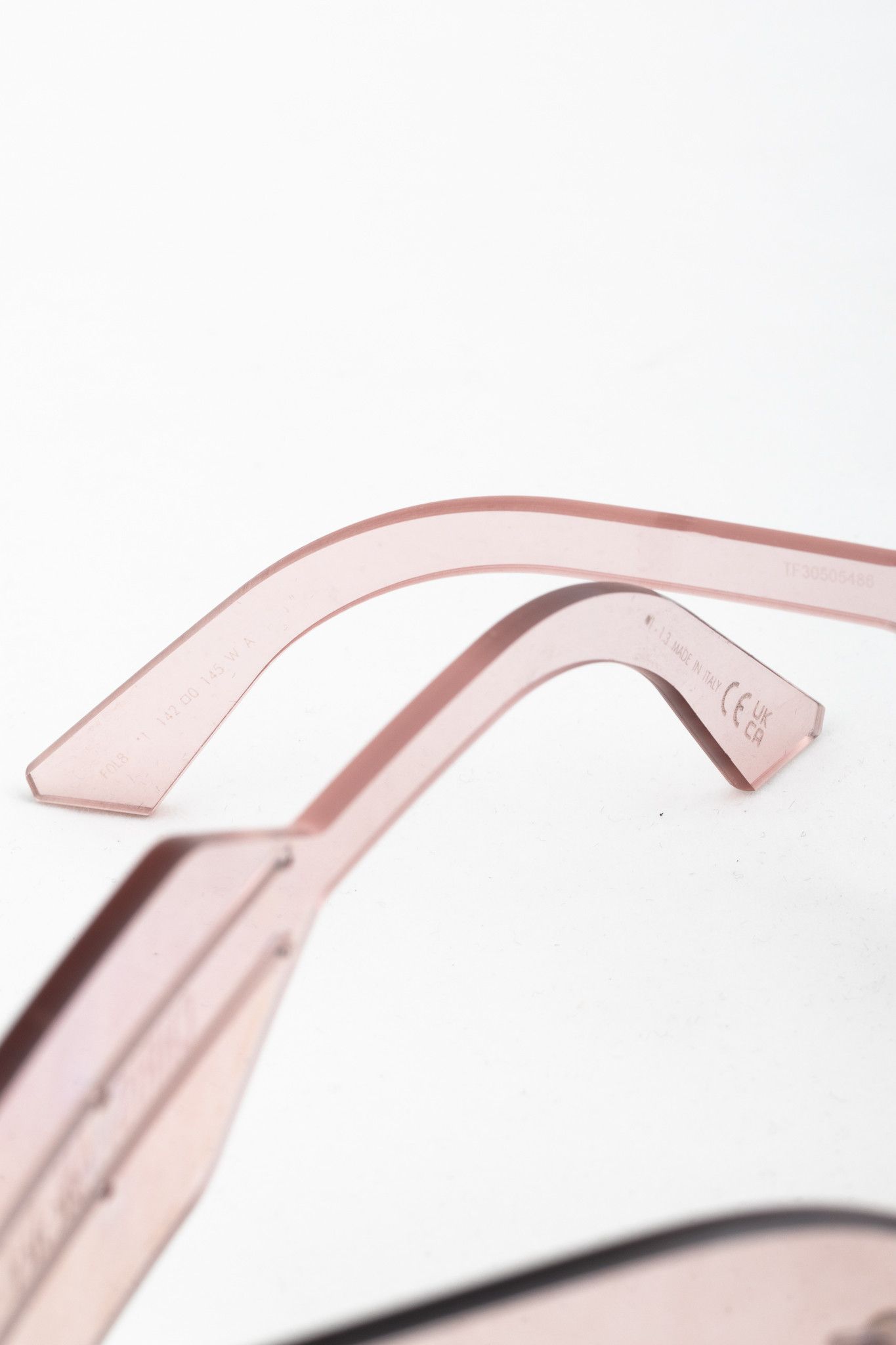 Dior Christian Dior DiorClub M6U Pink Monogram Shield Sunglasses Size ONE SIZE - 8 Thumbnail