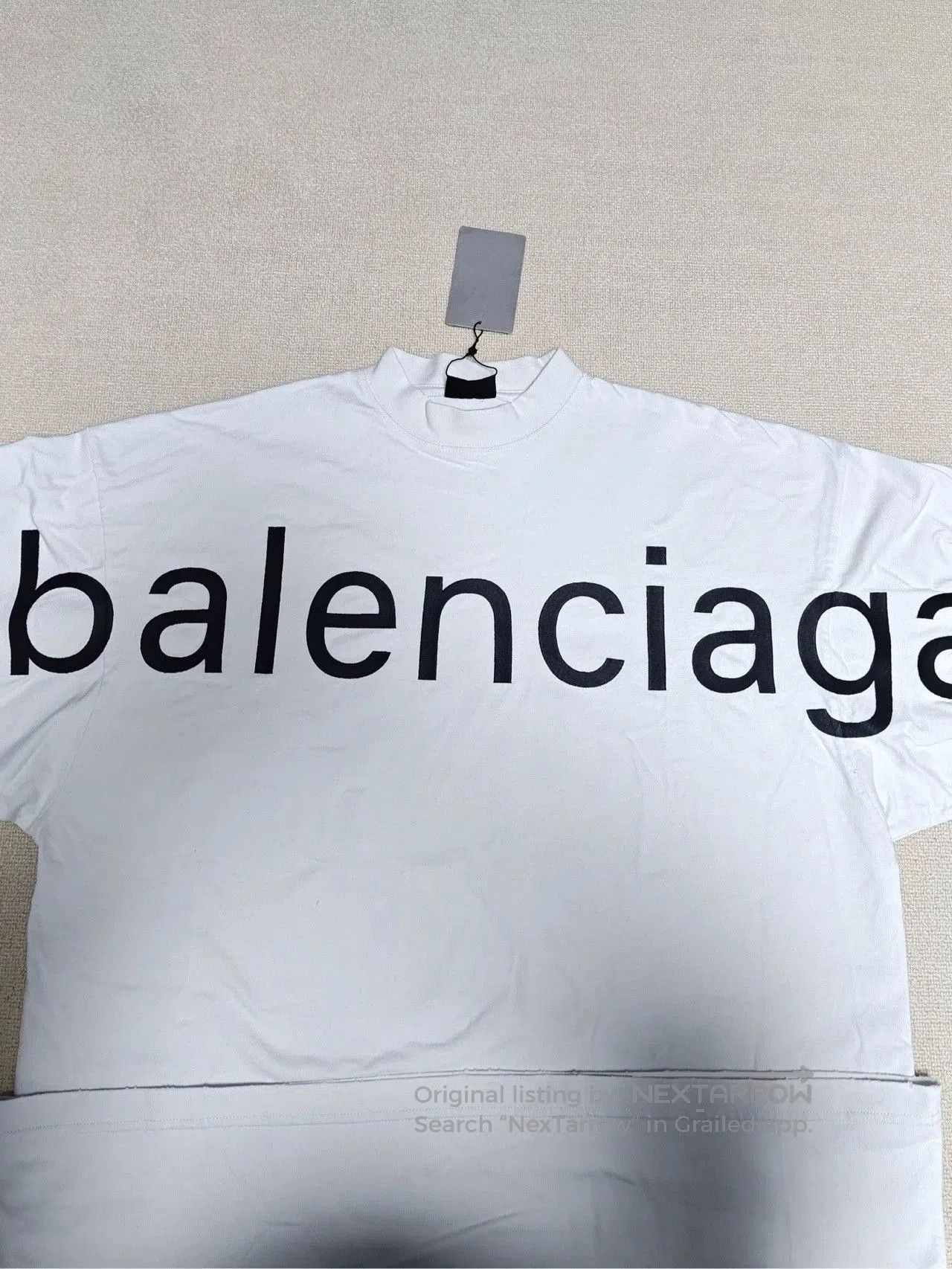Balenciaga Balenciaga 23FW Distressed Embroidered Longsleeve. Size US L / EU 52-54 / 3 - 3 Thumbnail