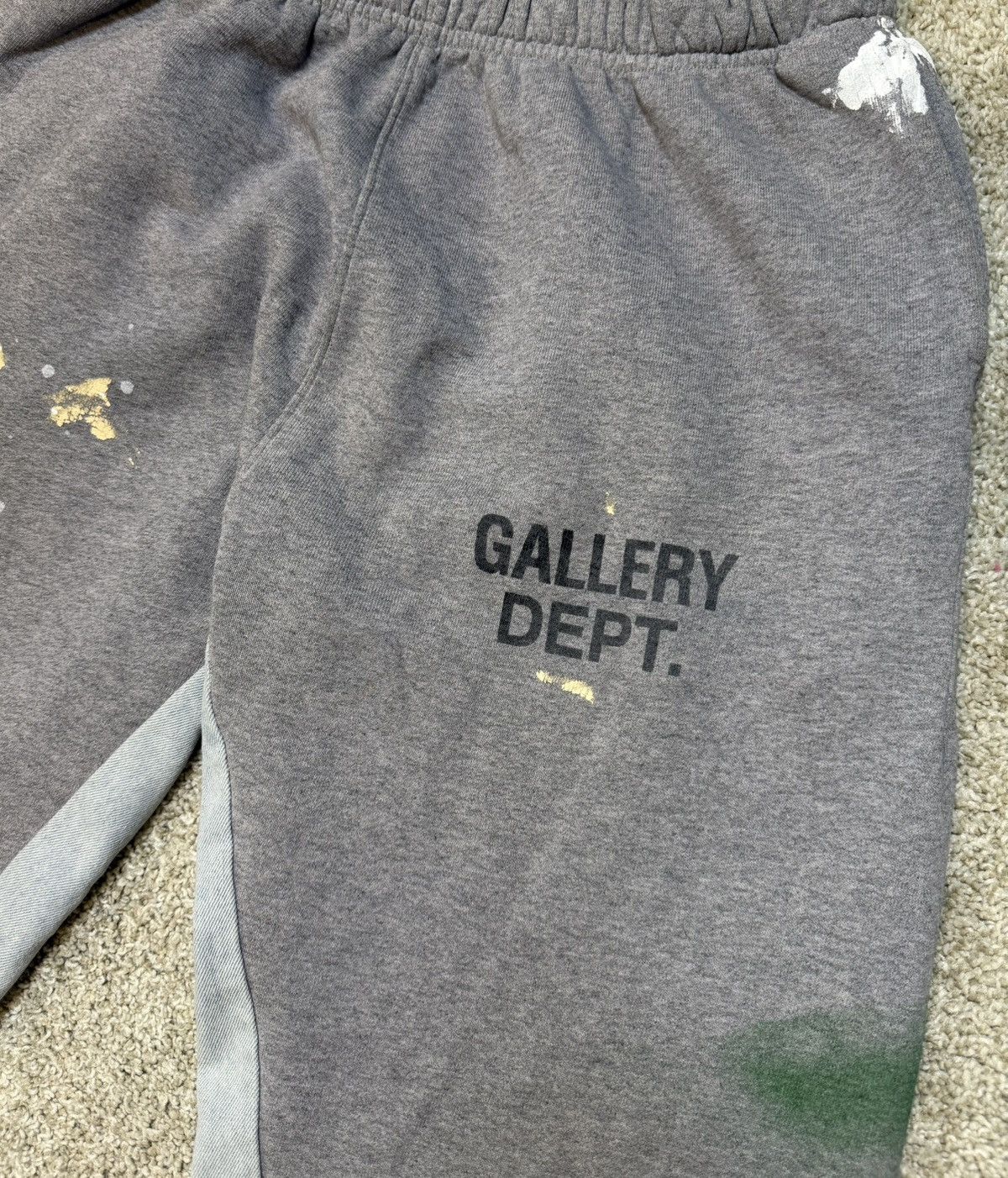 Gallery Dept. Gallery Dept. Painted Flare Sweatpants Heather Grey Size US 34 / EU 50 - 3 Thumbnail