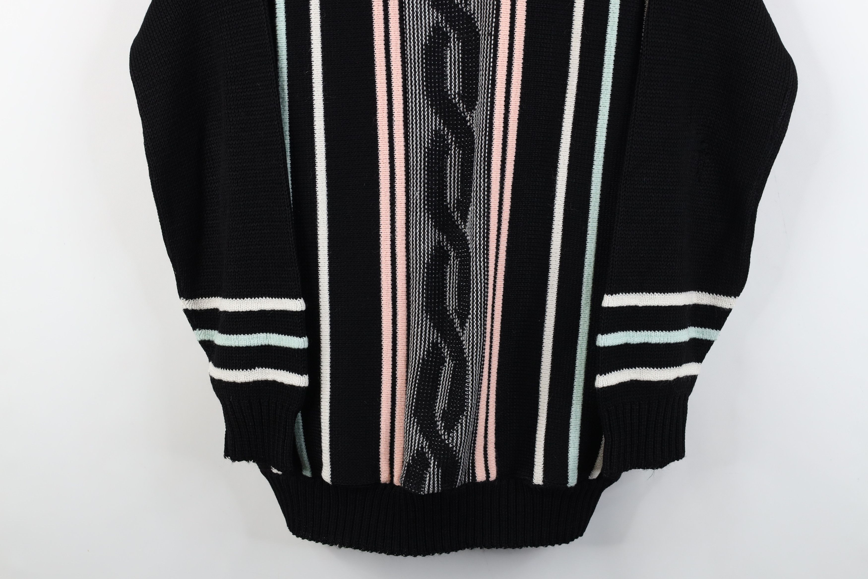 Vintage Vintage 80s 90s Streetwear Knit Mock Neck Sweater USA Size 3XL / US 20-22 - 3 Thumbnail