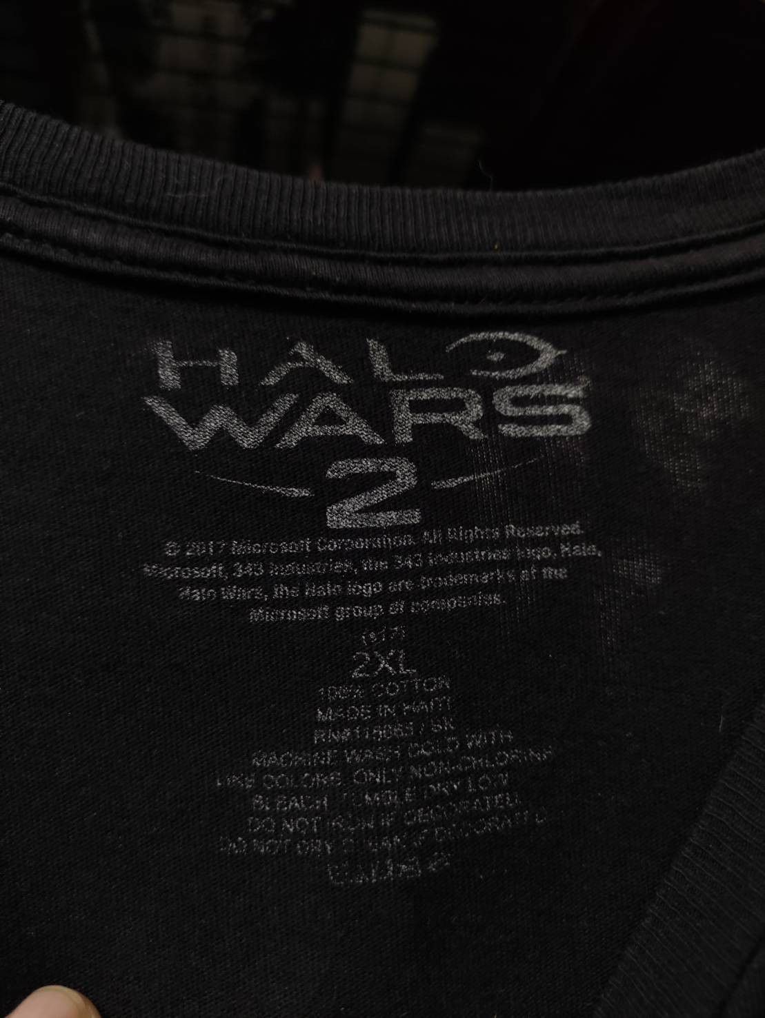 Halo Halo Wars 2 " Spartan Helmet " Game Promo T-Shirt Size US XXL / EU 58 / 5 - 5 Thumbnail
