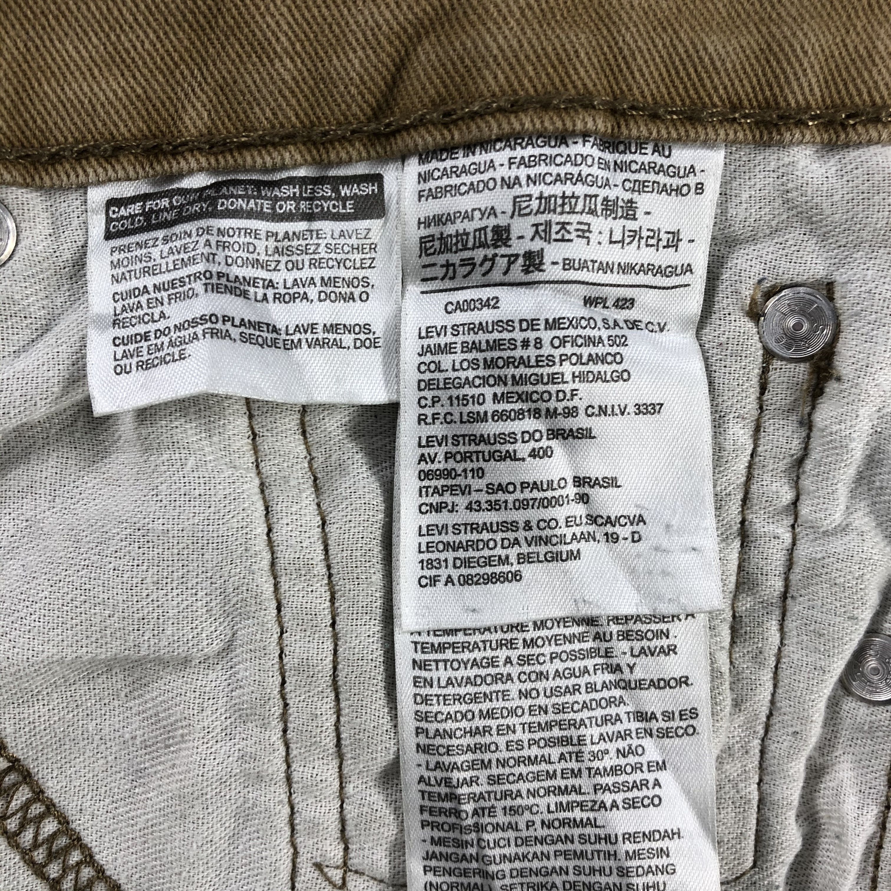 Levi's × Vintage Vintage Levis 513 Jeans-JM3087 Size US 32 / EU 48 - 11 Thumbnail