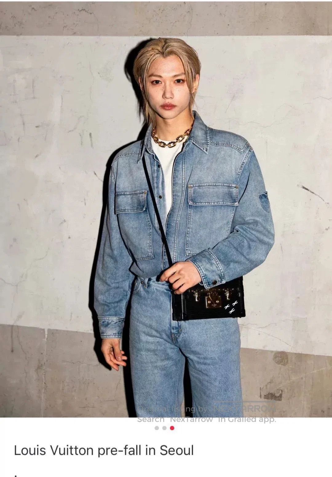 Louis Vuitton LV Light Blue Denim Jacket L. Size US L / EU 52-54 / 3 - 9 Thumbnail