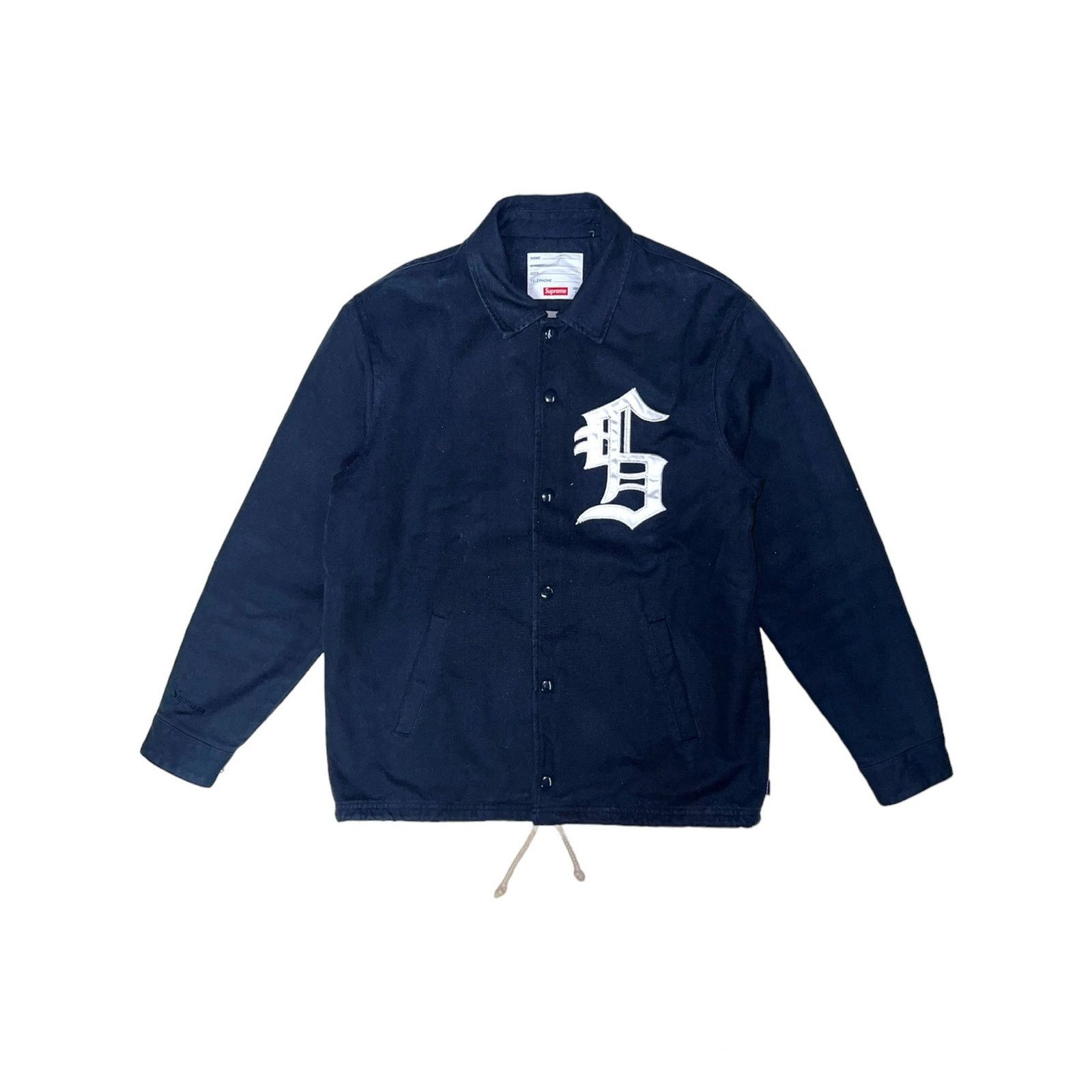 ジャケット・アウター Supreme Old English Coach Jacket S Black Supreme Old English Coaches Jacket Black – Grails SF