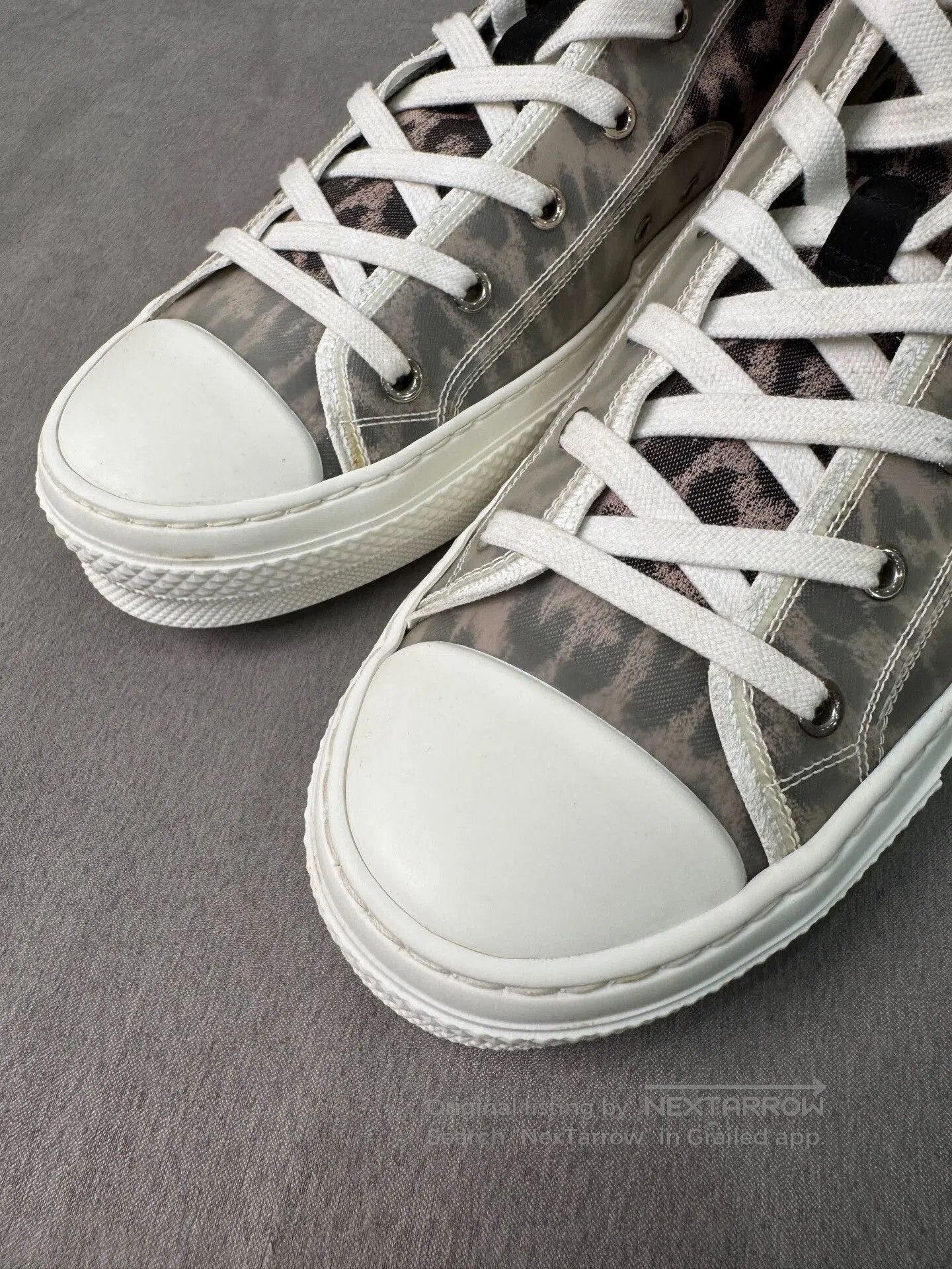 Dior Dior B23 Leopard Print High Top Sneakers. Size US 8.5 / EU 41-42 - 5 Thumbnail