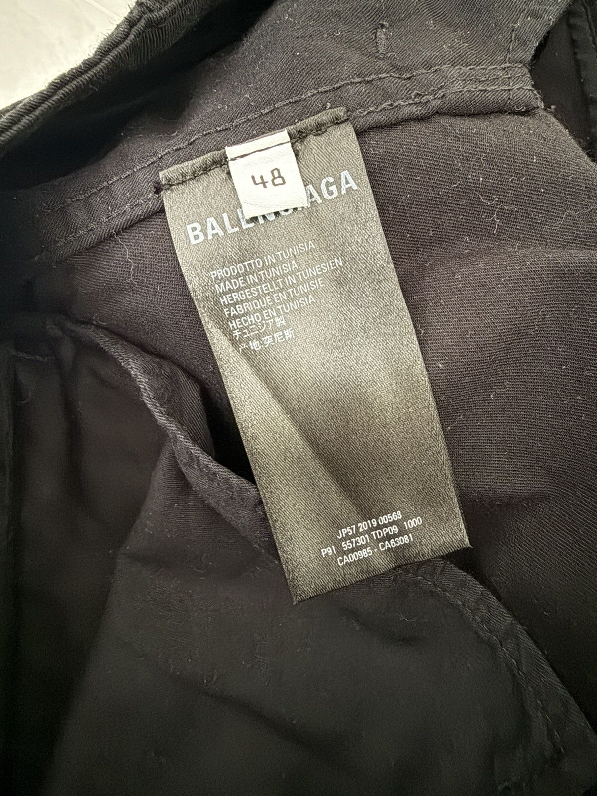 Balenciaga Balenciaga Black Cargo Pants Sz. 48 Size US 32 / EU 48 - 6 Thumbnail