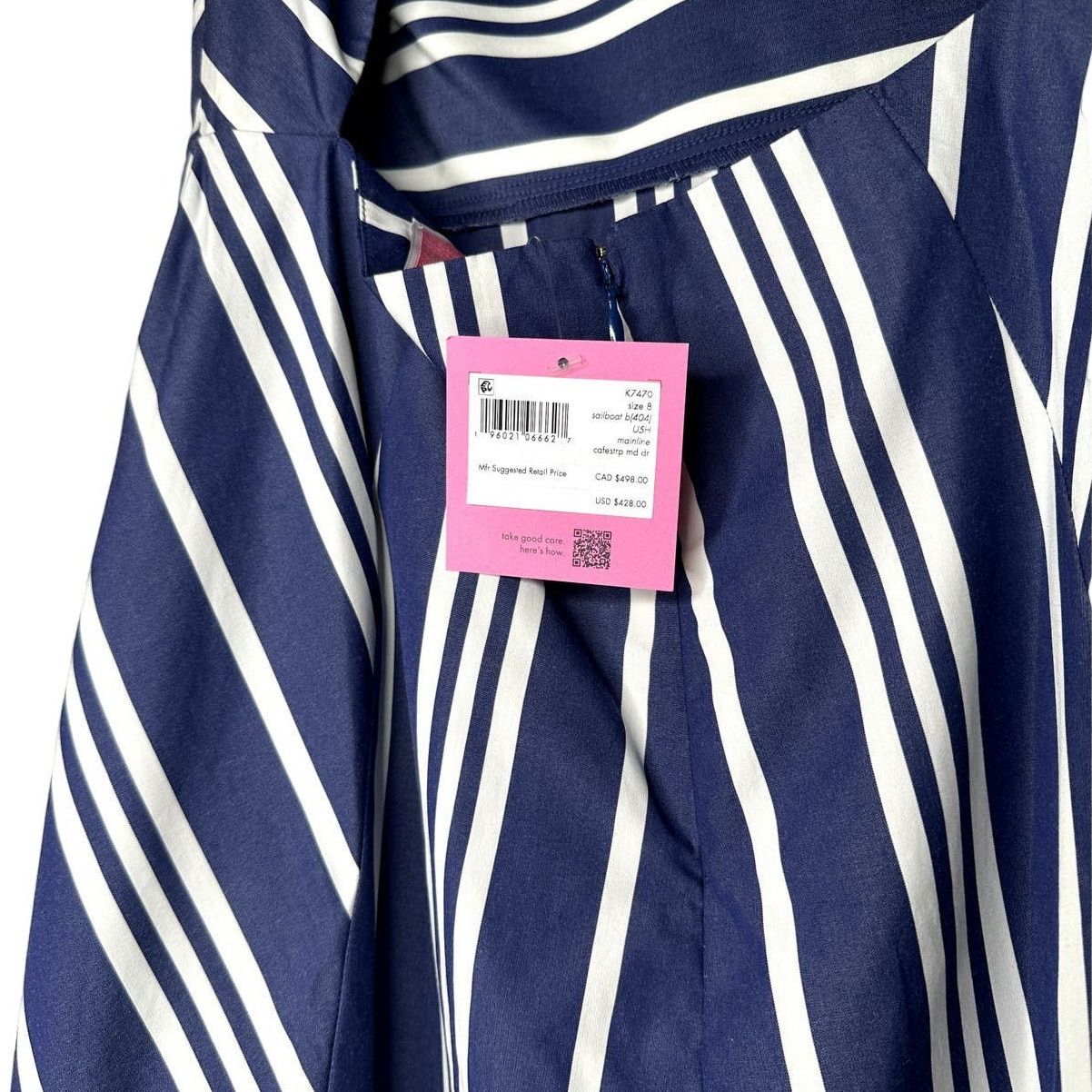 Kate Spade Kate Spade Café Stripe Midi Dress size 8 Size M / US 6-8 / IT 42-44 - 11 Thumbnail