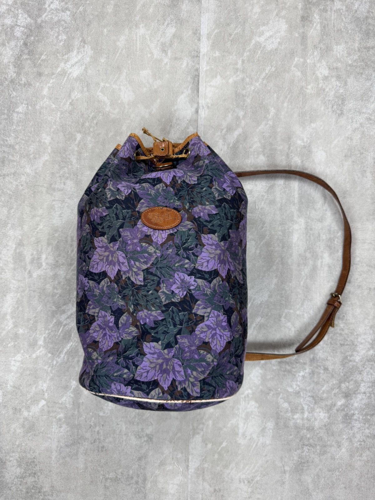 Laura Ashley Laura Ashley Vintage baguette duffle drawstring bag floral Size ONE SIZE - 1 Thumbnail
